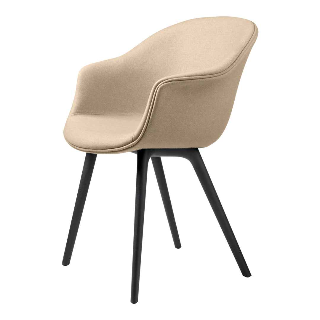 Bat Dining Chair - Fully Upholstered Modern Kitchen Chair with Sturdy Plastic Base - Perfect for Dining Room, Kitchen, and Restaurant Use