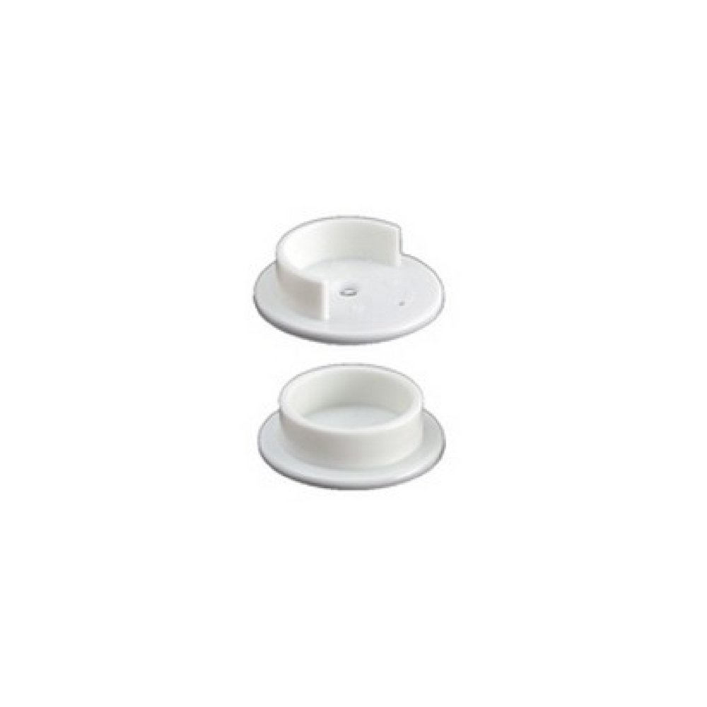 Closet Rod Holders #1324WH - 10 Sets with 2 Pins (5mm) - Heavy Duty Closet Organizer for Wardrobe, Closet, and Storage Shelving - Perfect for Home, Office, and Garage Organization