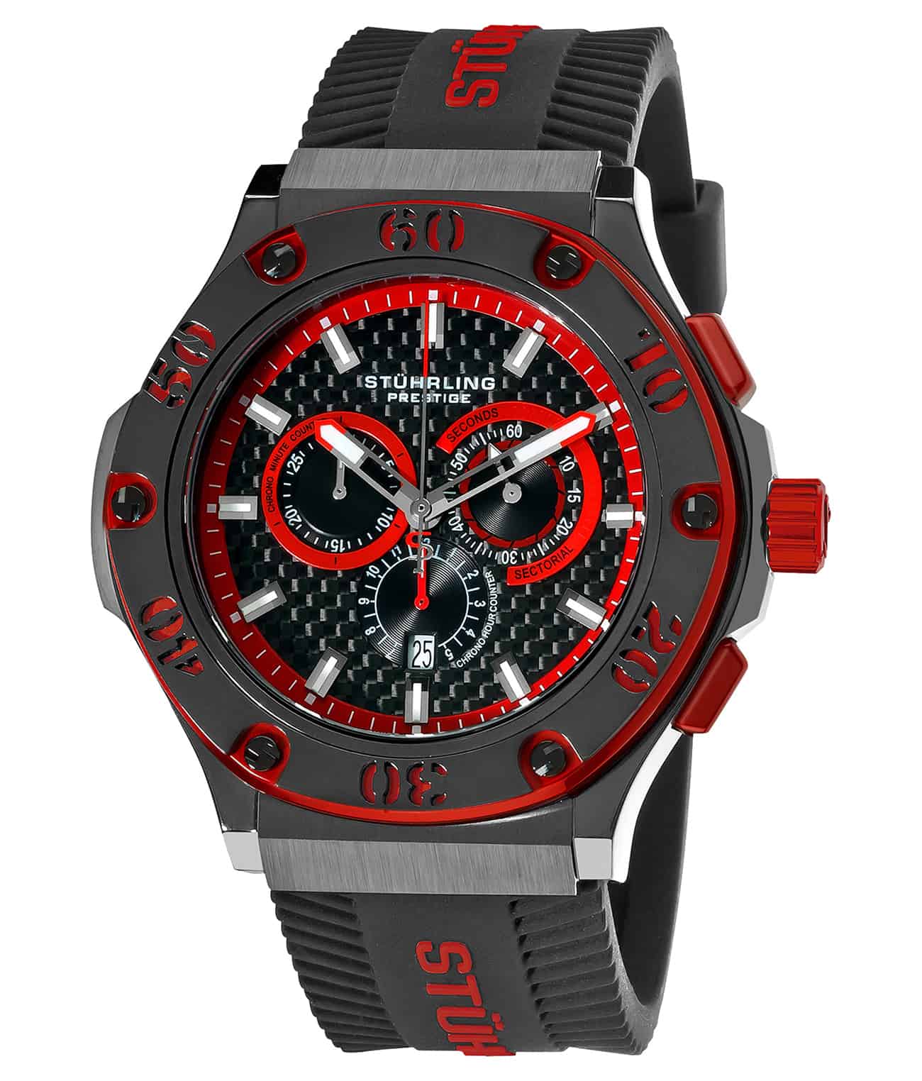 Black Scorpion 292P Quartz Watch 52mm Men's Sports Chronograph - Perfect for Outdoor Adventures, Gym Workouts & Casual Wear