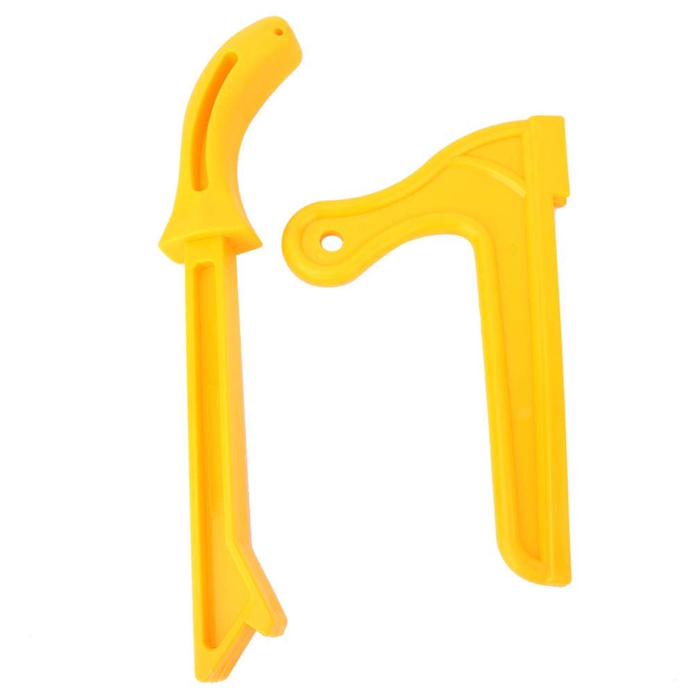 Safety Push Block - Durable Plastic Steady Grip Woodworking Push Stick for Band Saw, Shaper, Router & Table Saw | Perfect for Woodworking Safety & Precision Cutting