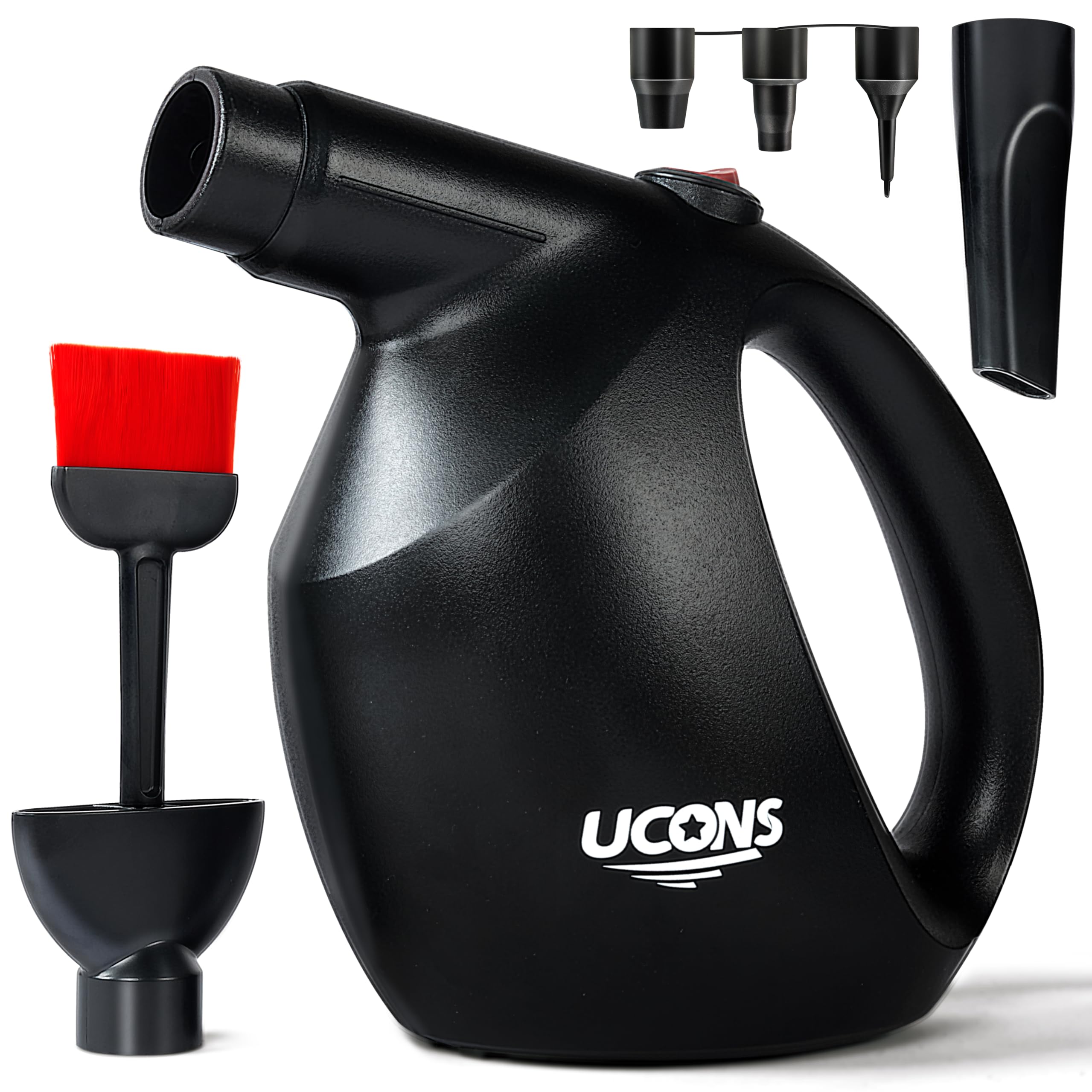 500W Electric Air Duster for Electronics - 31m/s High-Powered Cordless Keyboard Cleaner with Anti-Static Brush | 70% Quieter Than Compressed Air Cans | Reusable Air Blower for PC, Laptop, Camera & Office Cleaning