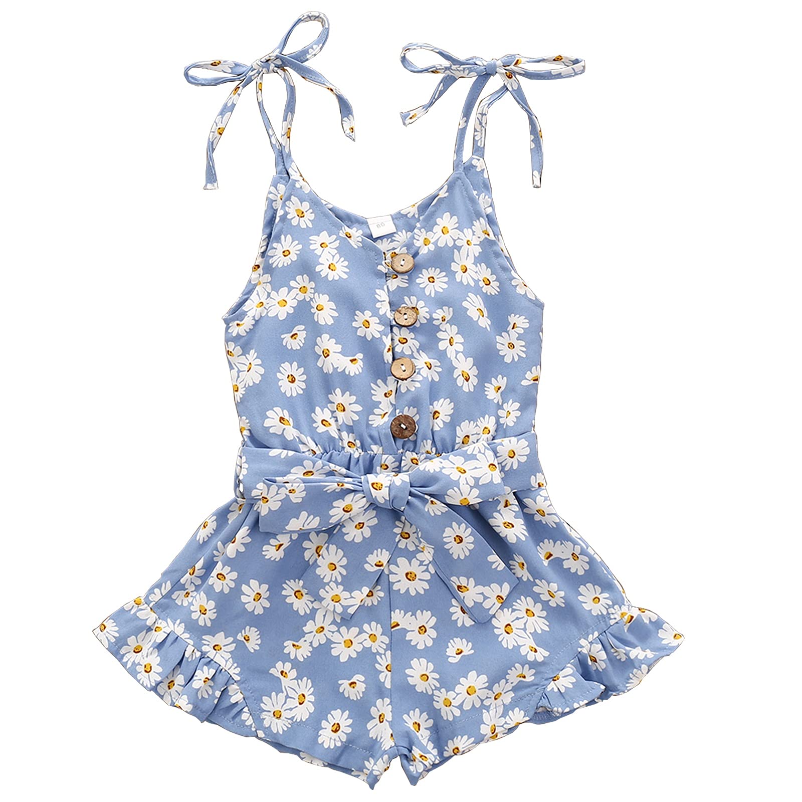 Adorable Baby Girl Summer Halter Romper Outfits - 6 Months to 5 Years | Cute Toddler Clothes for Beach, Playdates & Outdoor Activities
