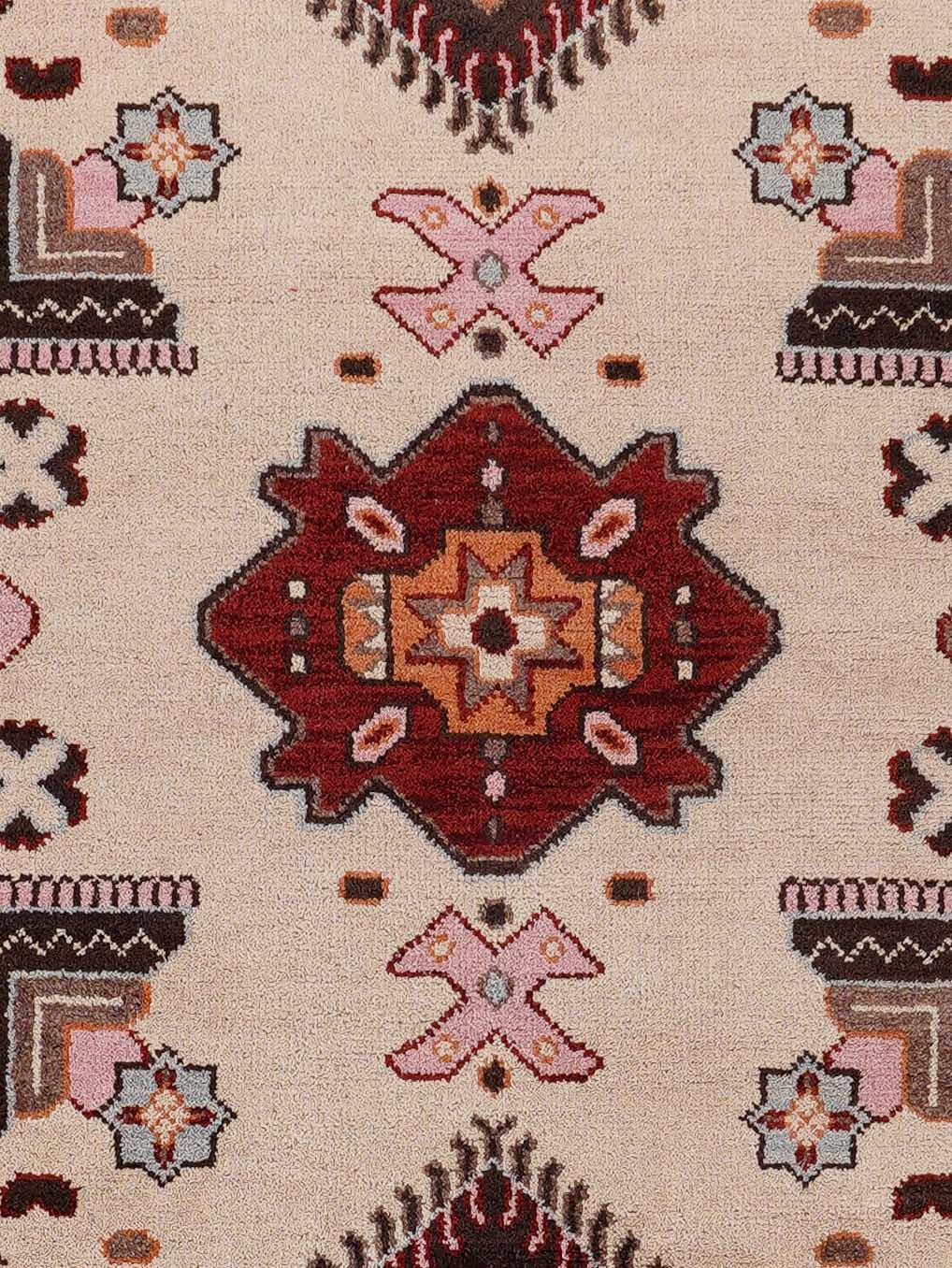 Handmade Chobi Afghan Rug - Premium Hand Knotted Wool Rug for Living Room, Bedroom & Home Decor