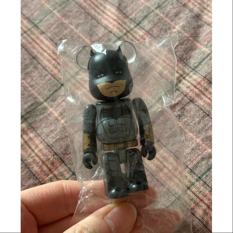 Bearbrick Series 35 HERO Justice League Batman 100% Collectible Figure - DC Comics Superhero Vinyl Art Toy for Display & Gift