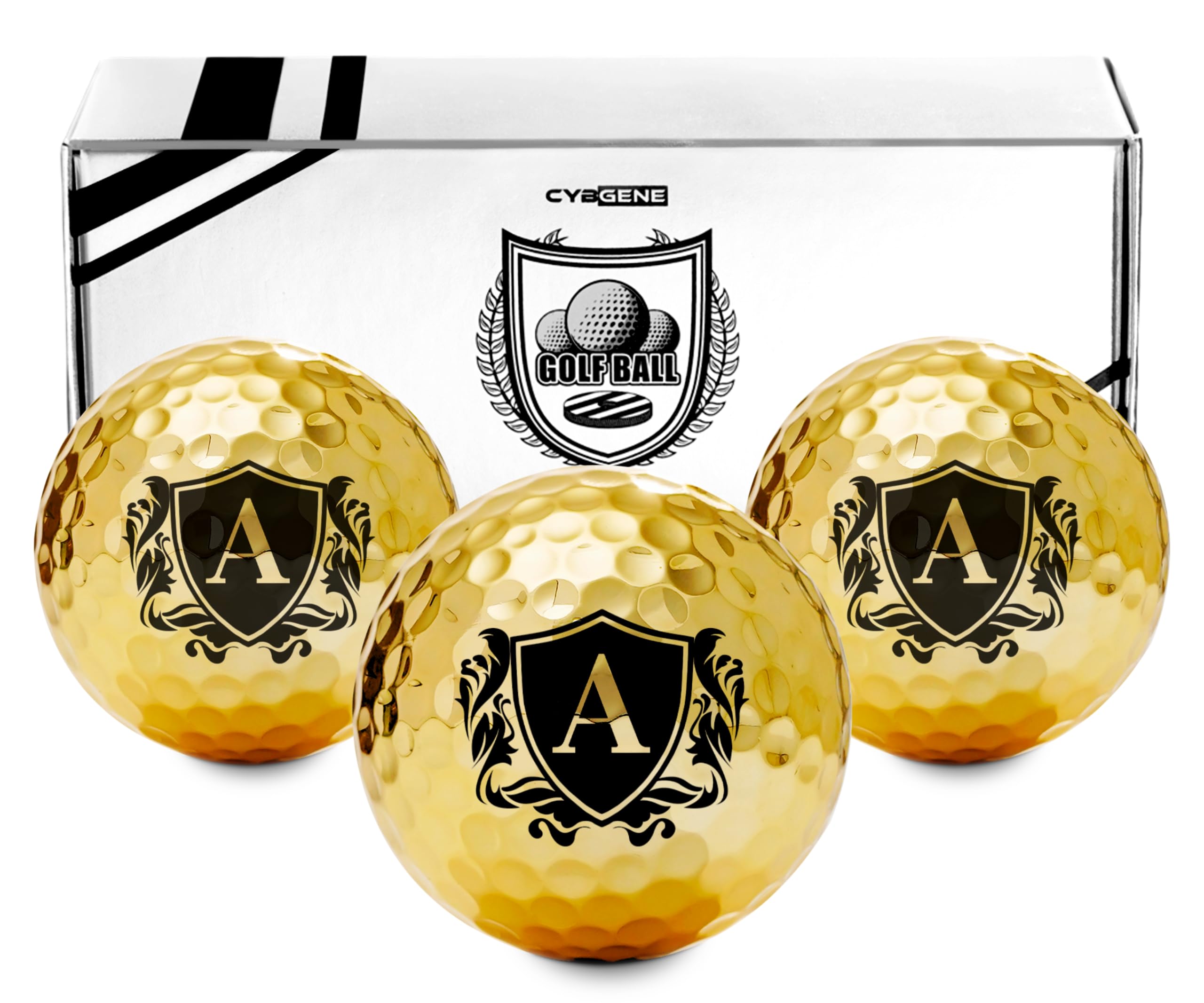 Personalized Colored Golf Balls - Unique Golf Gifts for Men | Cool Golf Accessories for Golf Lovers | Perfect Birthday & Christmas Present | Ideal for Course Play & Gift Giving
