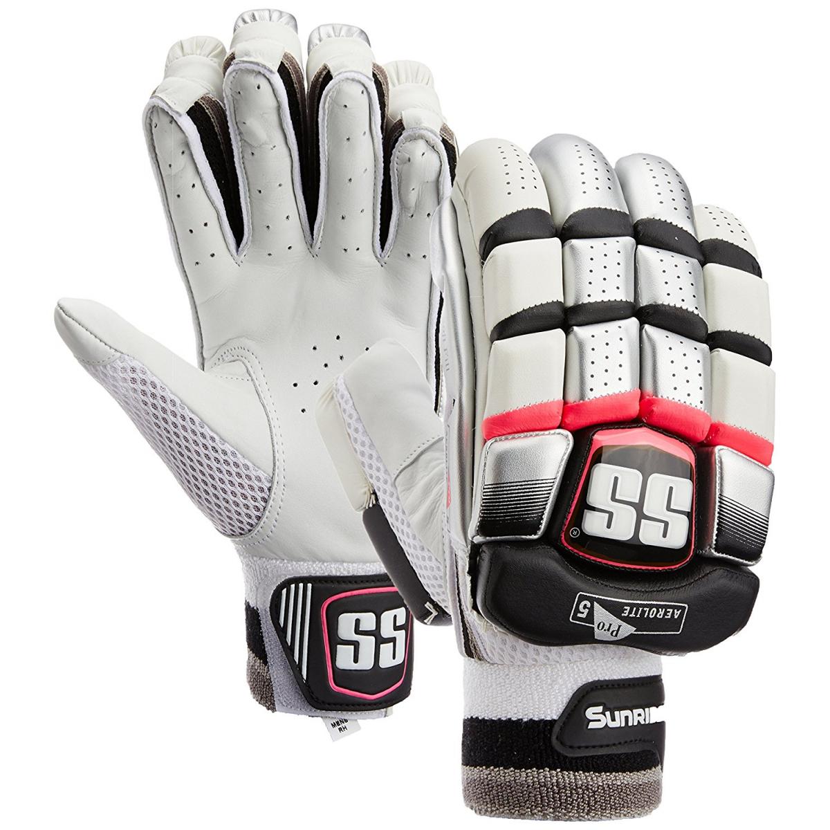 Premium SS Aerolite Cricket Batting Gloves - Lightweight & Durable for Professional Players - Perfect for Practice & Match Play