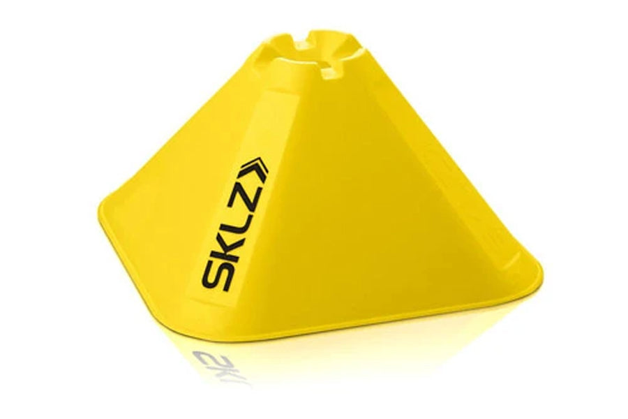 SKLZ Pro Training Agility Cones - 10 Pack with Carry Bag for Speed & Footwork Drills - Perfect for Soccer, Football, Basketball & Fitness Training