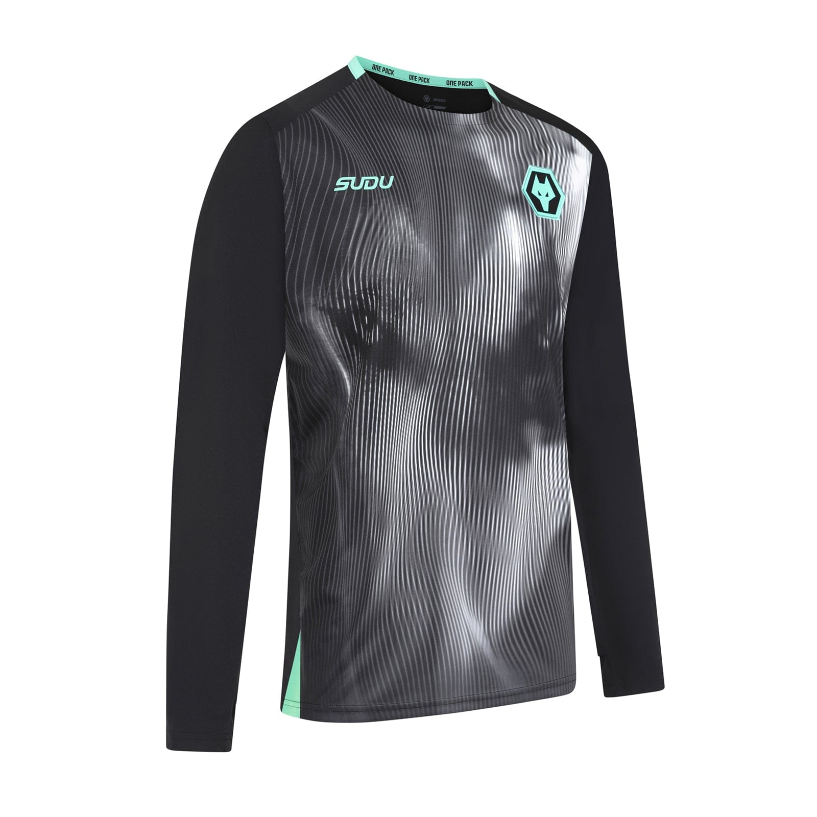 2024-2025 Wolves Coaches Training Long Sleeve T-Shirt - Black | Performance Athletic Shirt for Basketball, Football & Soccer Coaches | Team Sideline & Practice Wear