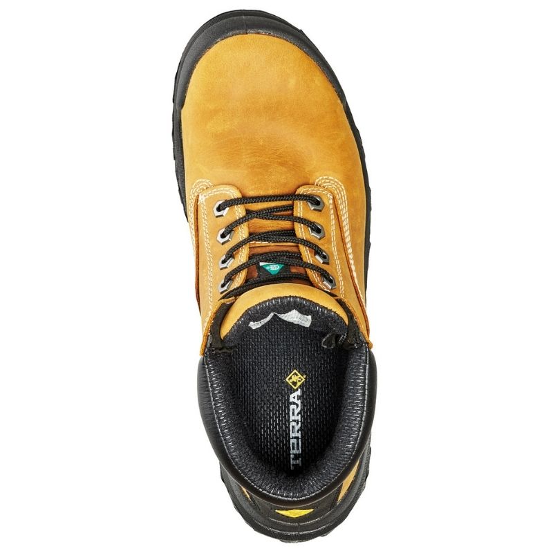 Terra Sentry 2020 Men's 6-Inch Composite Toe Work Boots - Safety Steel Toe Work Shoes with Bumper Toe Protection, TR0A4NQEFWE, Brown - Ideal for Construction, Warehouse & Industrial Work