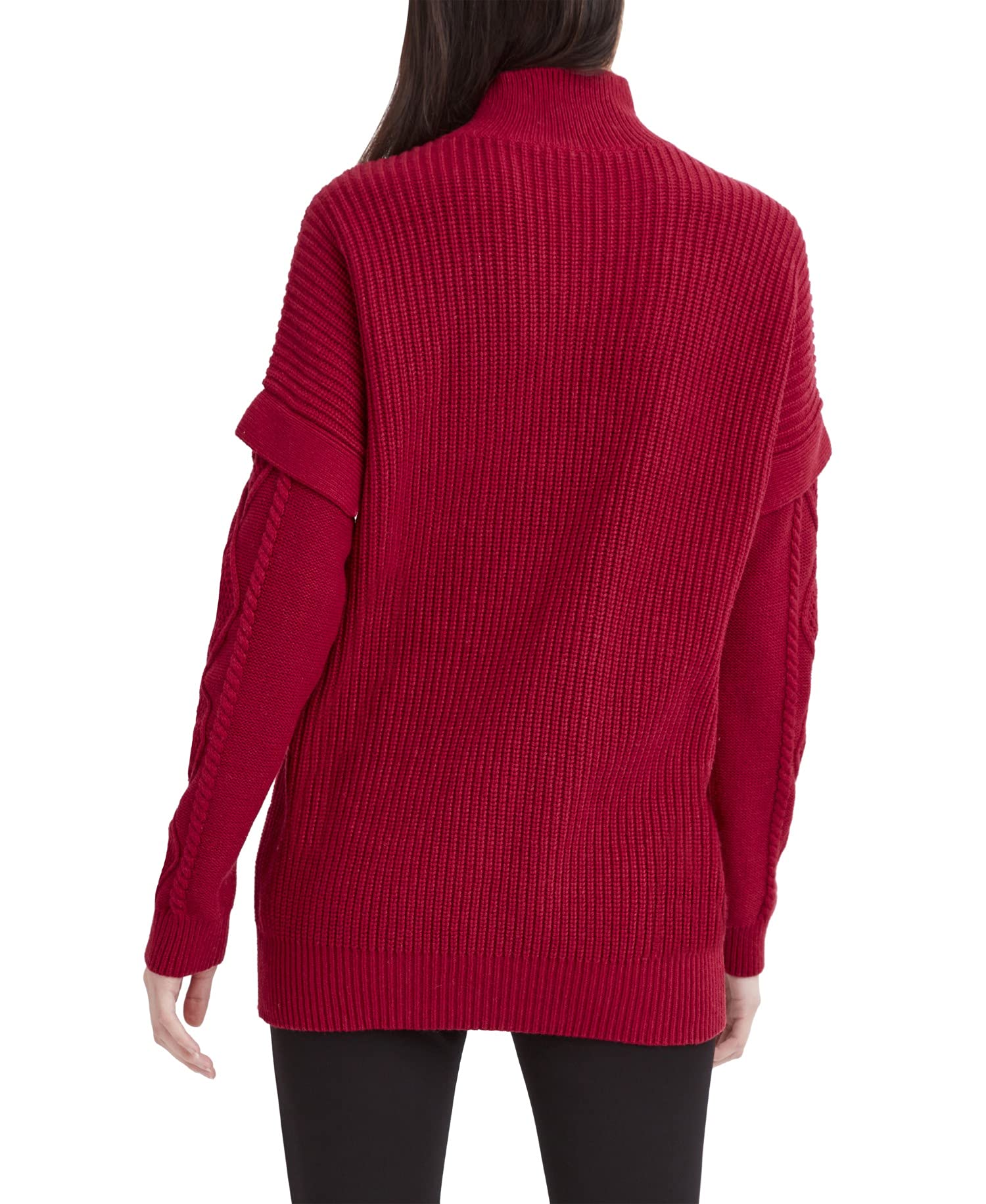 BCBGMAXAZRIA Women's Long Sleeve Turtleneck Sweater - Soft Winter Knit Pullover for Casual & Office Wear | Cozy Fall & Winter Fashion