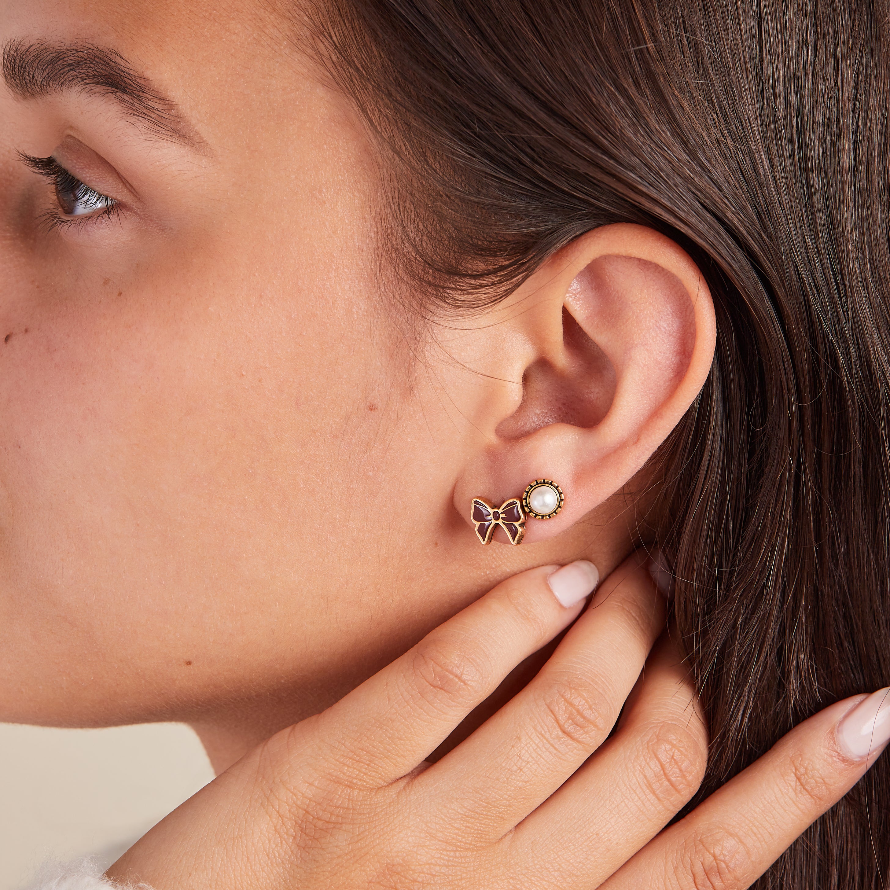 Festive Holiday Cheer Stud Earrings - Set of 4 Dainty Christmas Earrings for Women | Perfect for Christmas Parties, Gift Giving & Festive Occasions
