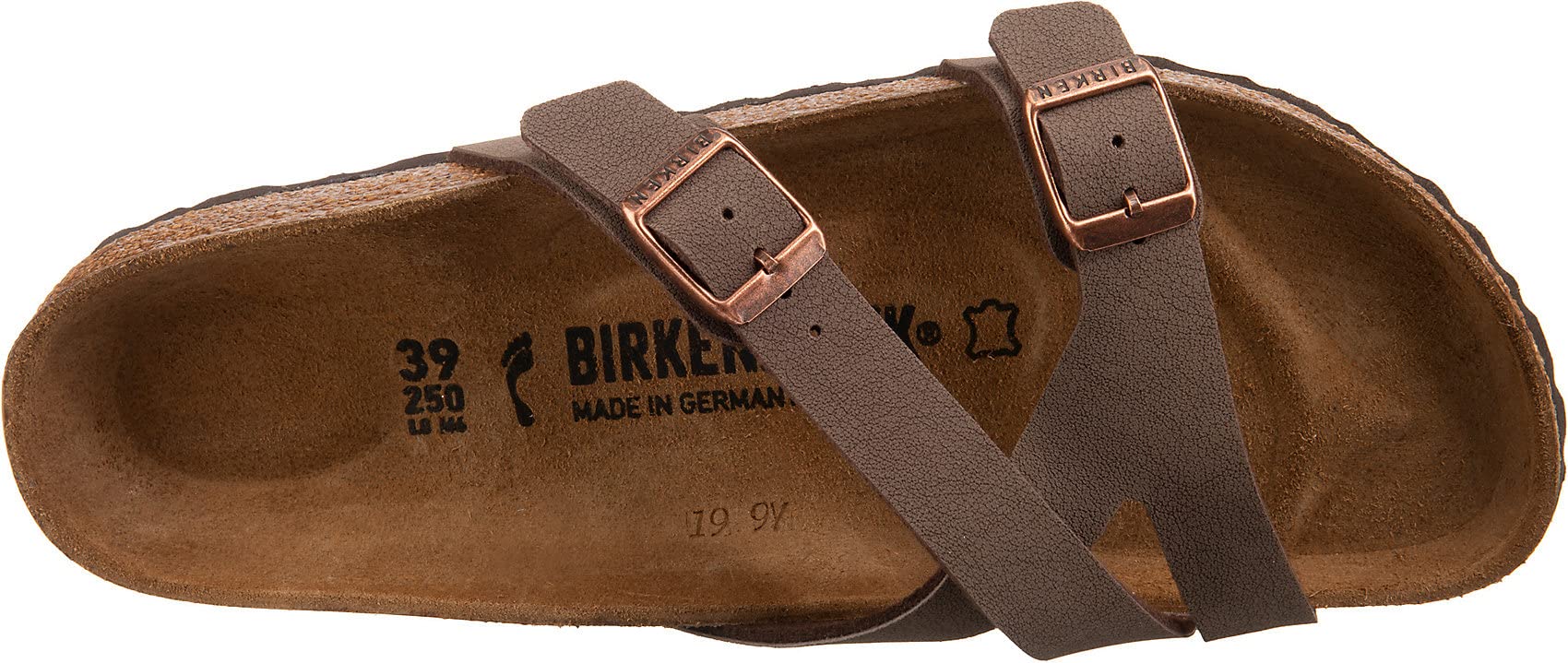 Birkenstock Men's Arizona Soft Footbed Sandals - Comfortable Cork Leather Slides for Walking, Travel & Casual Wear