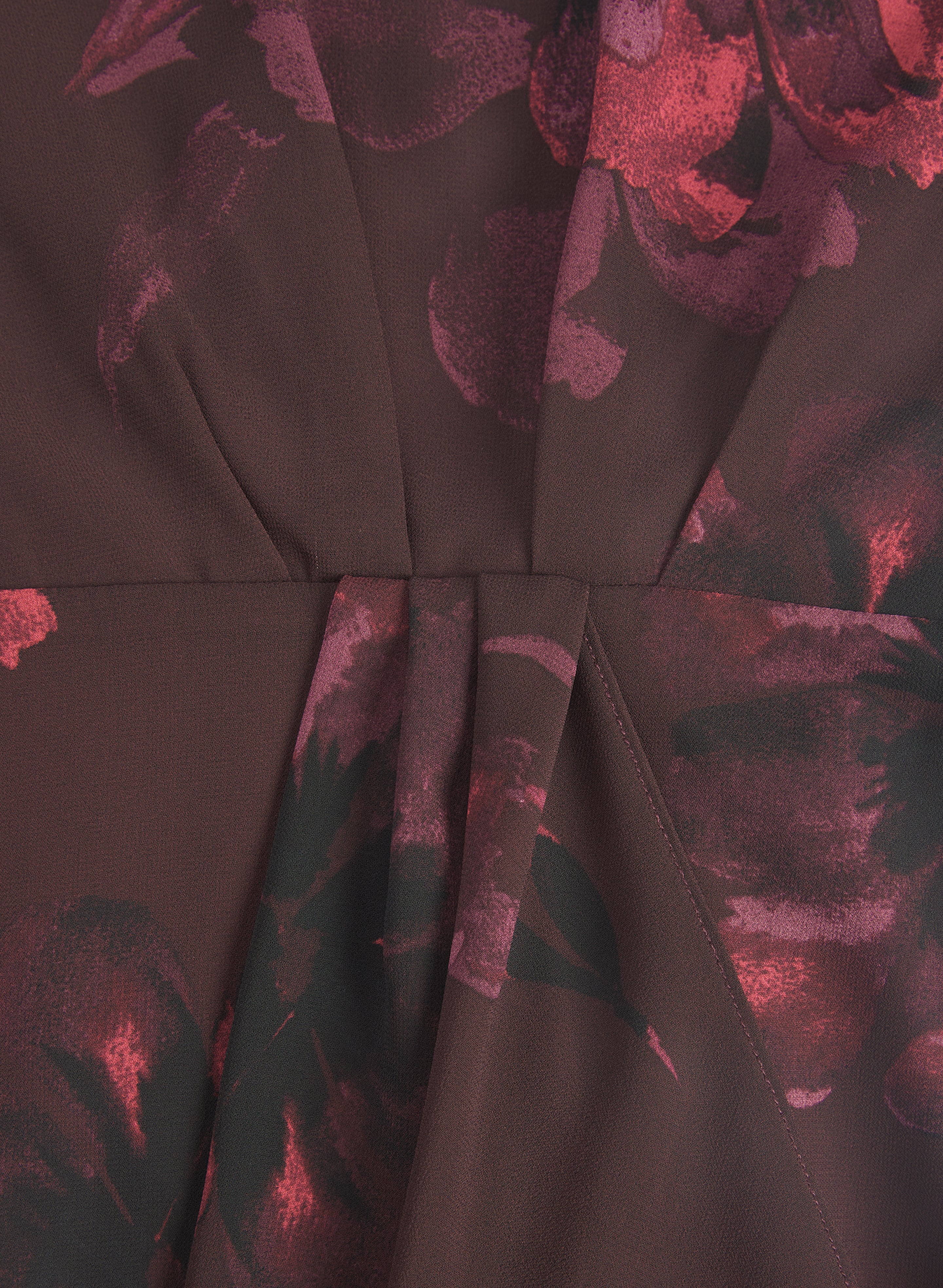 Floral Flounce Front Dress - Elegant Summer Midi Dress for Women | Perfect for Weddings, Parties & Date Nights
