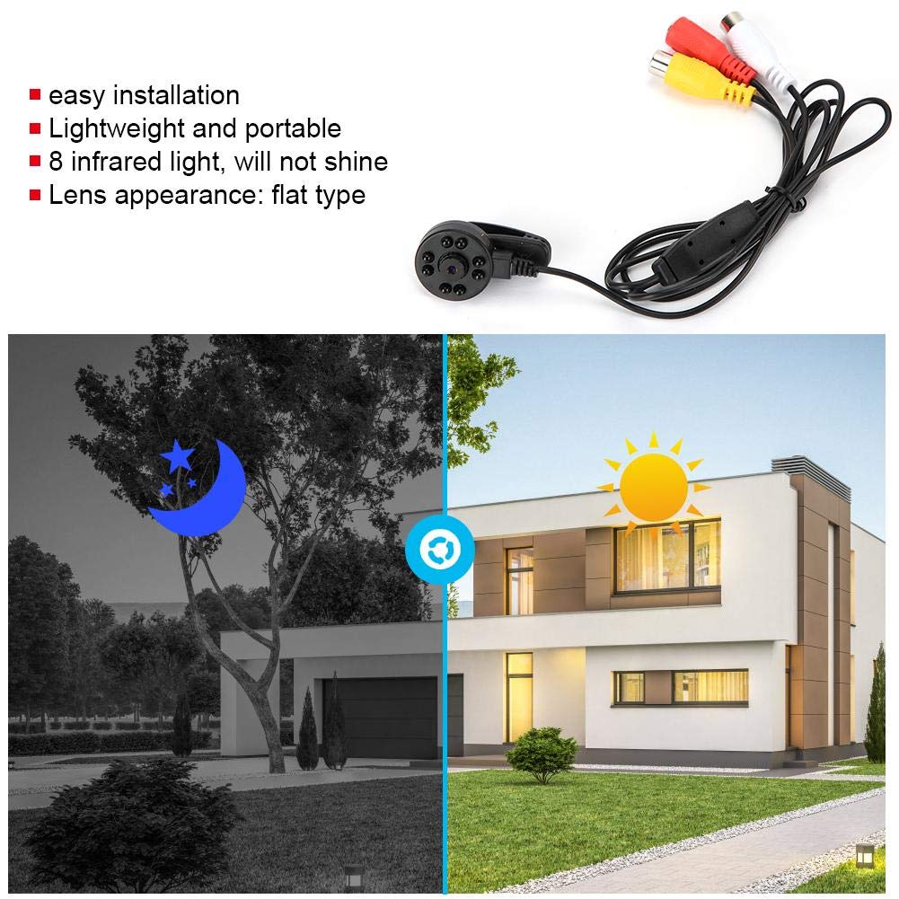 1.3MP Sonew Security Camera with Night Vision - 8 LED Lights, Audio & Video Surveillance System for Home/Office CCTV Monitoring