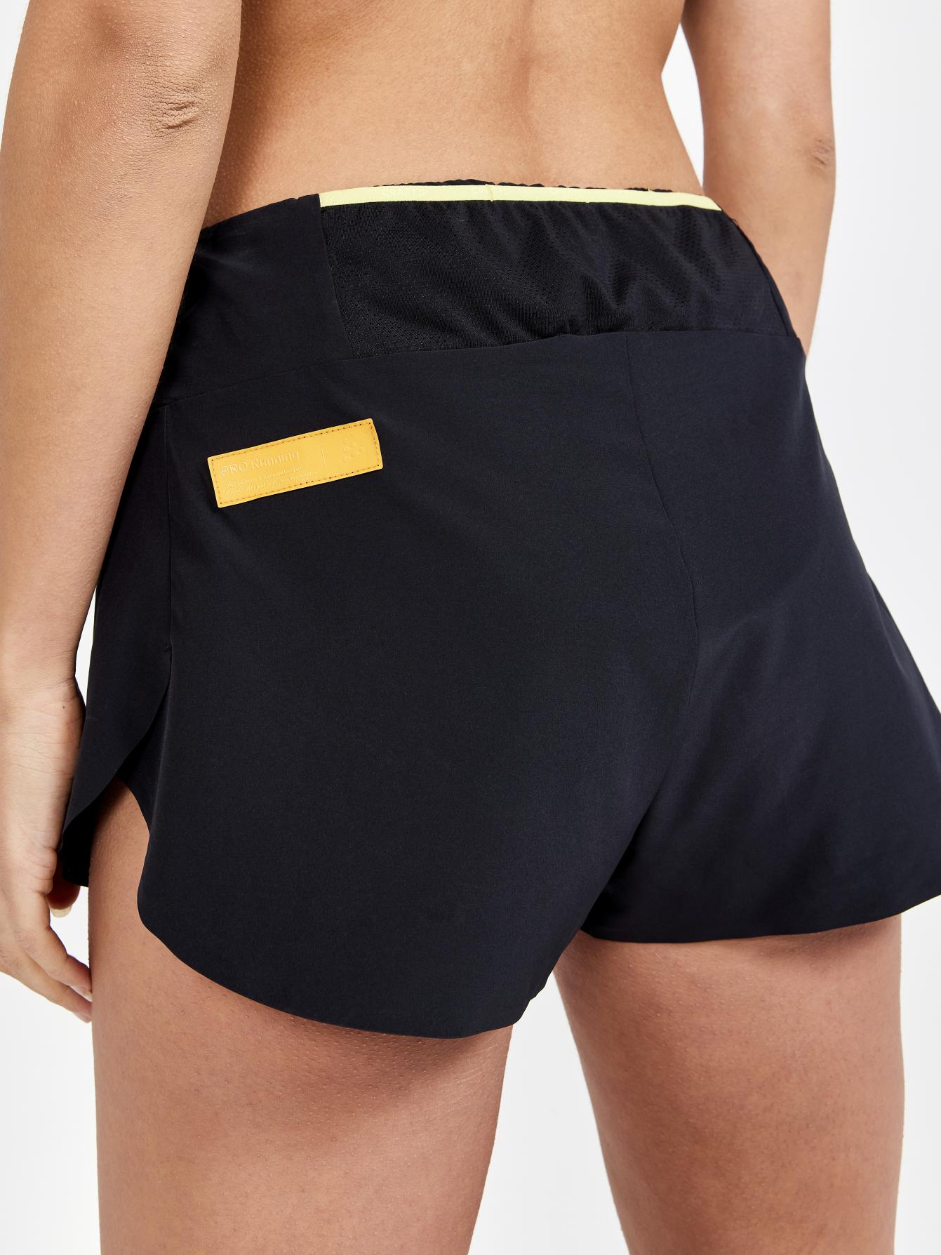 Women's Pro Hypervent Running Split Shorts - Lightweight, Breathable & Quick-Dry for High-Intensity Workouts & Marathon Training
