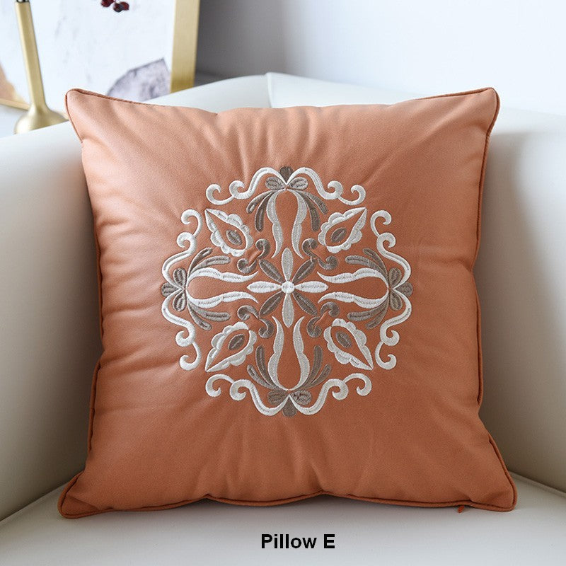 Decorative Flower Pattern Throw Pillows for Couch - Modern Contemporary Sofa Pillow Covers - Soft Accent Pillows for Living Room, Bedroom & Home Decor