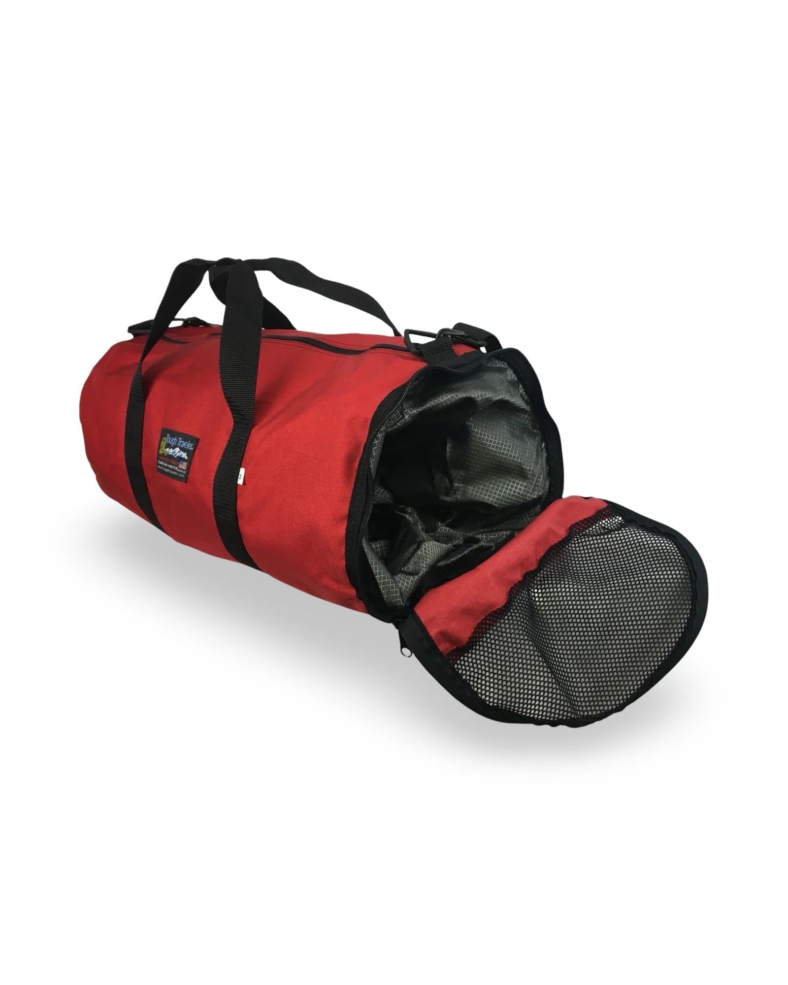 Premium Fitness Duffel Bag M - 100% Made in USA (Jet Black) - Perfect for Gym, Travel & Sports Gear Storage