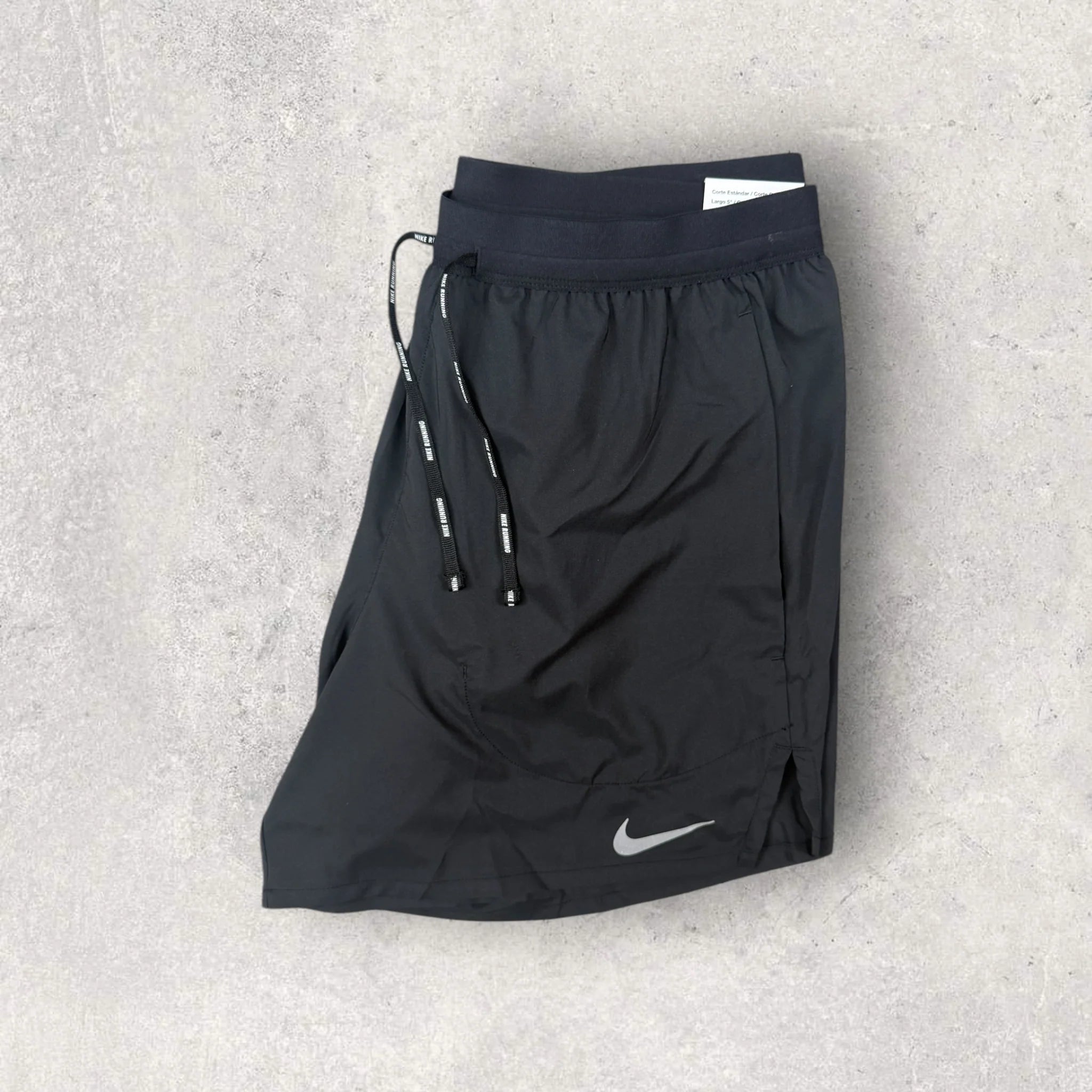 Nike Tech Knit T-Shirt & Stride Flex 5 Shorts Set - Blue/Black - Men's Athletic Workout Outfit for Running & Gym Training