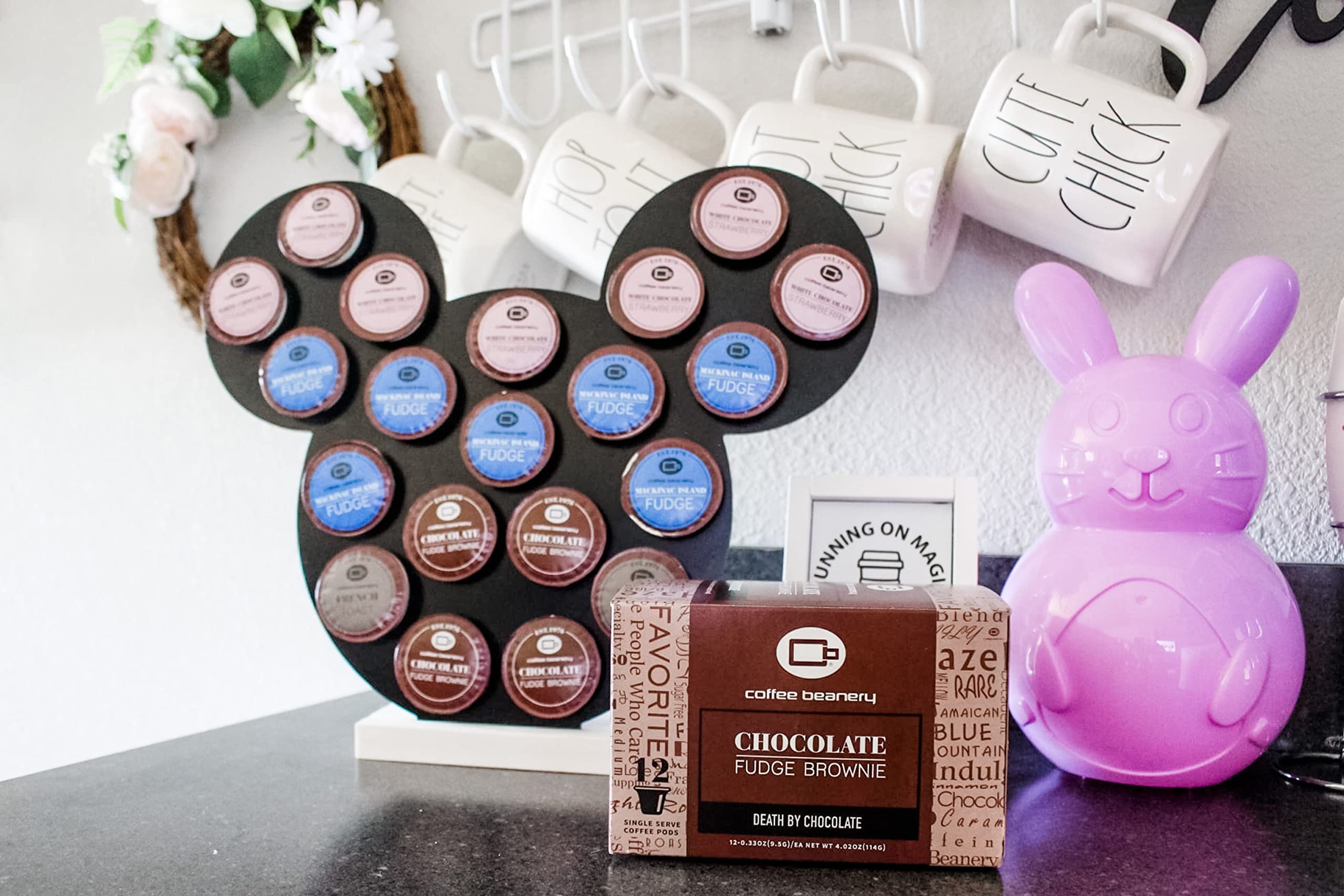Decaf Chocolate Fudge Brownie Coffee Pods | Medium Roast Arabica Coffee | 12 Count | Perfect for Afternoon Relaxation & Dessert Pairing