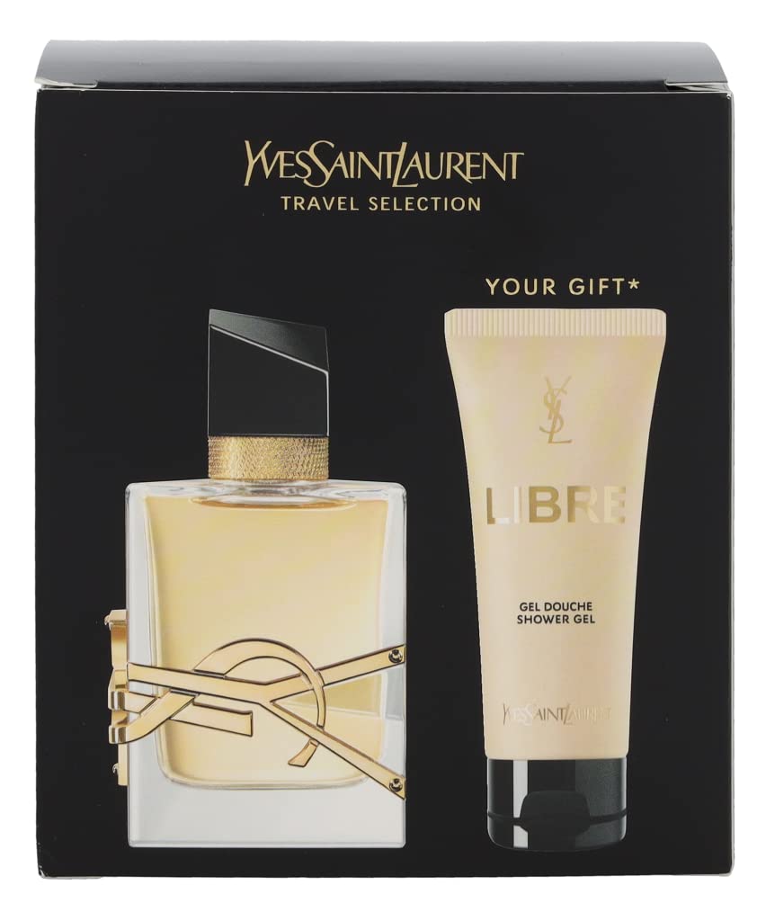 Yves Saint Laurent Libre Eau de Parfum Gift Set for Women - 1.7 oz Perfume + 1.7 oz Shower Gel | Luxury Floral Vanilla Scent | Perfect for Date Night, Anniversary & Special Occasions