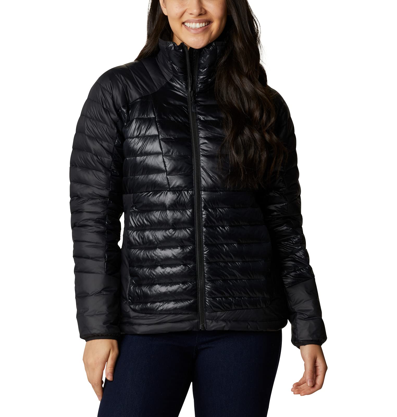 Columbia Women's Labyrinth Loop Waterproof Hiking Jacket - Lightweight Windproof Raincoat for Outdoor Adventures (Bright Color) - Perfect for Hiking, Camping & Travel