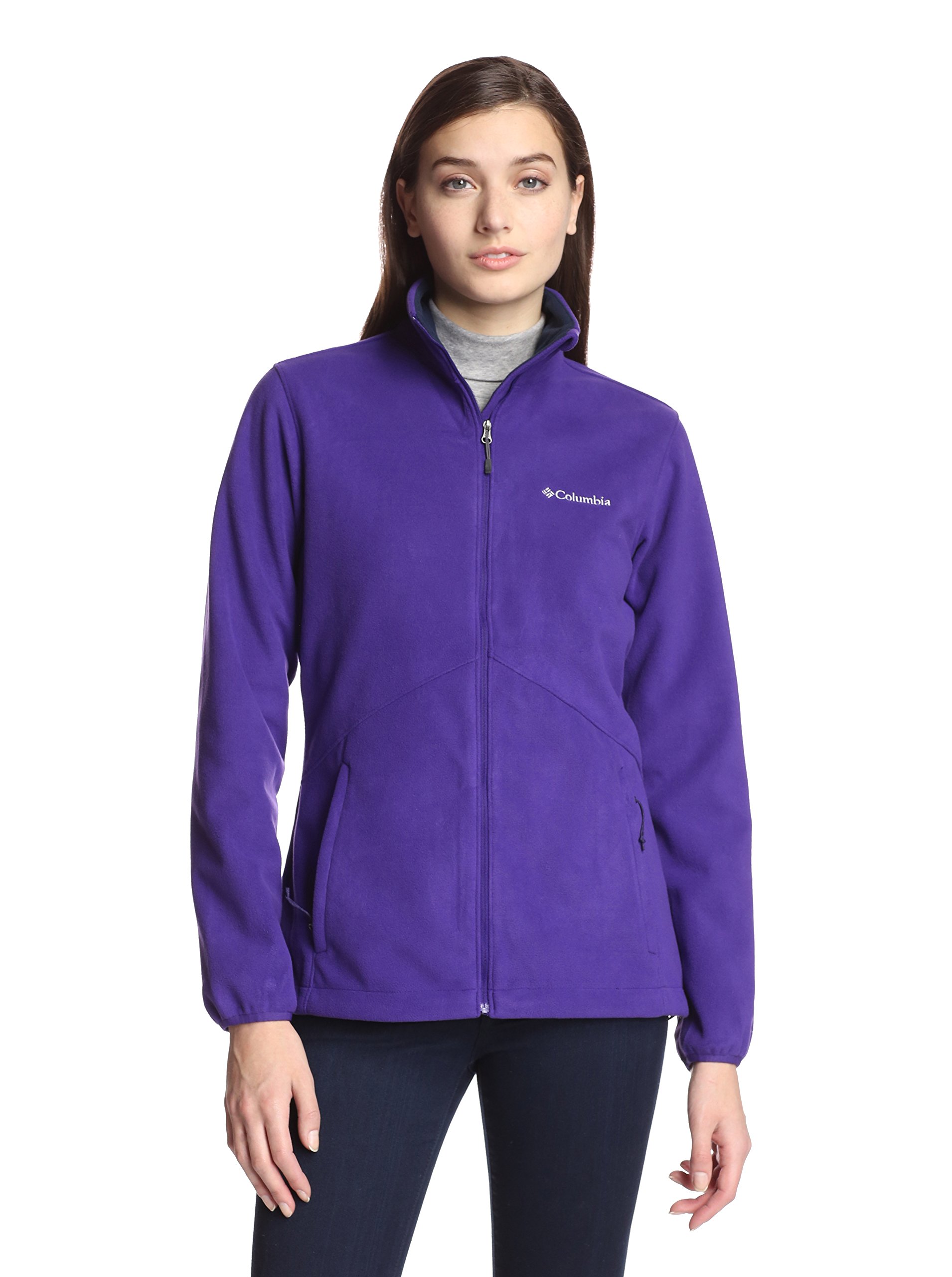 Columbia Women's Wind Protector Fleece Jacket - Lightweight Warm Winter Outerwear for Hiking, Camping & Outdoor Activities