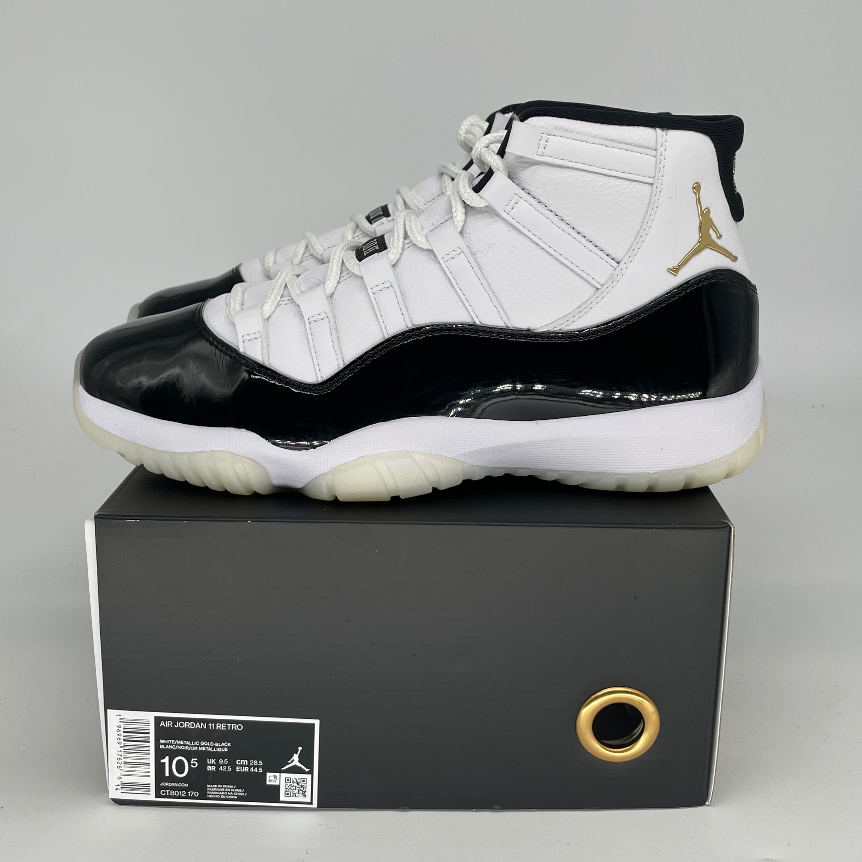 AIR JORDAN 11 DMP GRATITUDE Basketball Shoes Men's Size 10.5/Women's 12 (CT8012-170) - Retro Sneakers for Sports, Fashion & Casual Wear