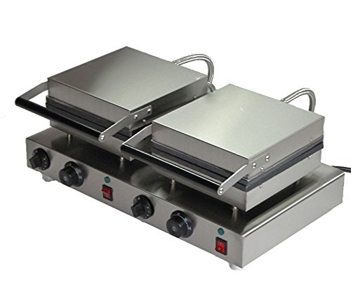 Commercial Grade Nonstick Electric Waffle Maker - 110V/220V Dual Voltage with Interchangeable Plates for Butterfly Waffle Sticks & Mini Waffles - Perfect for Restaurants, Cafes, and Home Breakfast