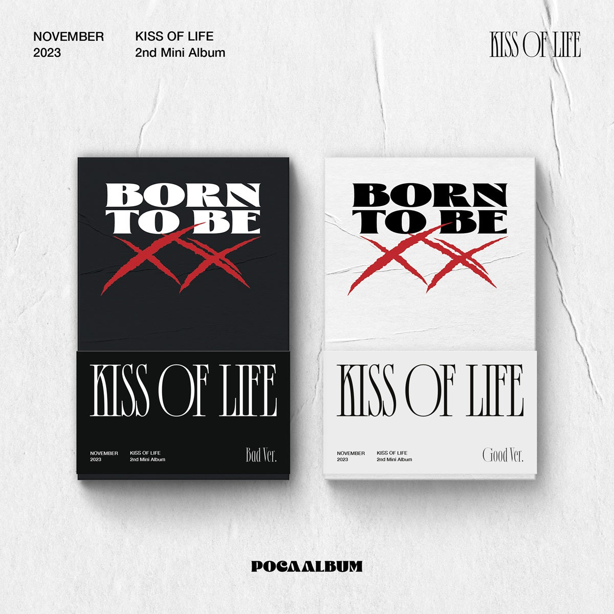 KISS OF LIFE 2nd Mini Album 'BORN TO BE XX' (POCA Version) - Kpop Music CD for Collection, Gift & Fan Merchandise - Perfect for Kpop Fans, Music Lovers & Album Collectors