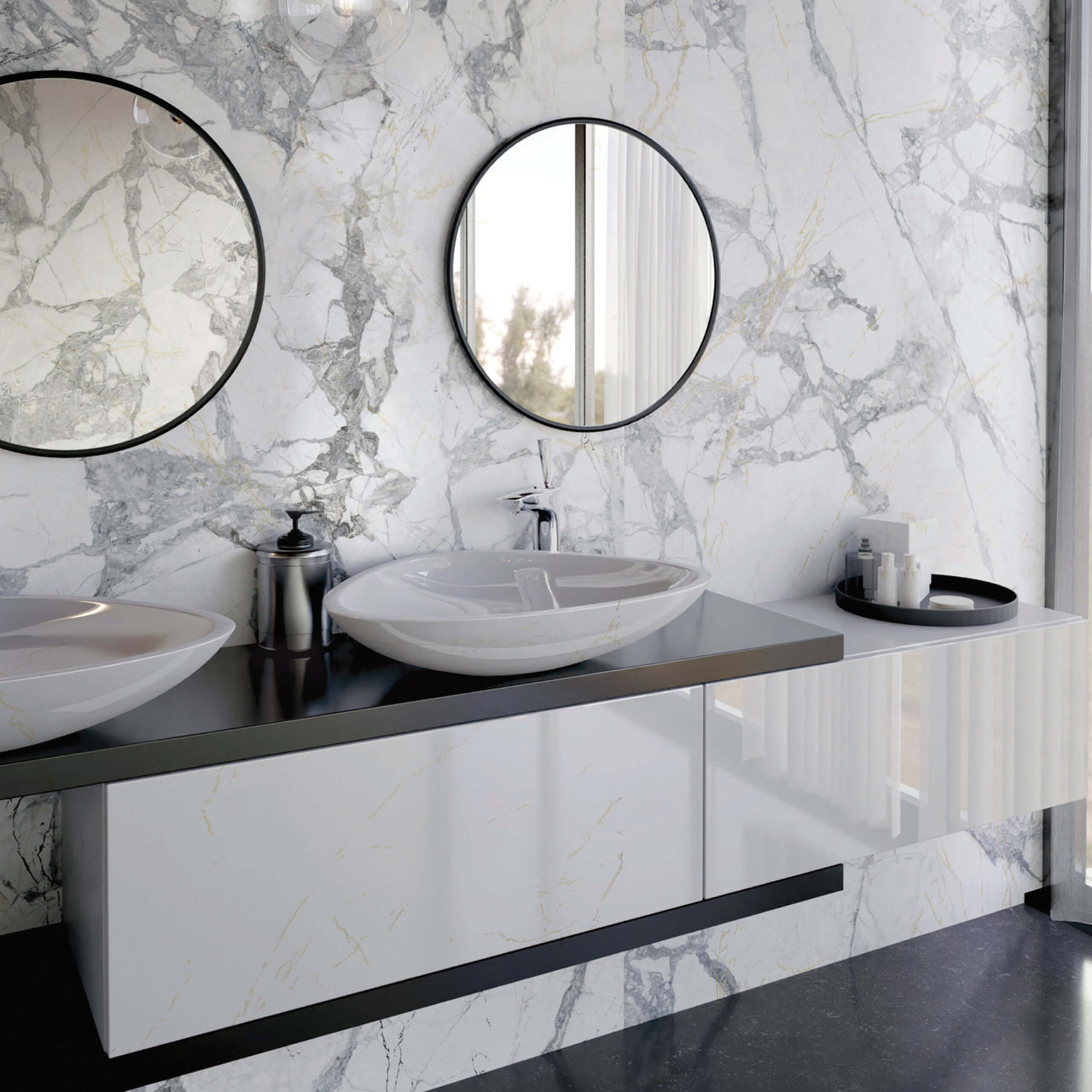 Aurora 1200x600mm Natural Invisible Grey Self-Adhesive Wallpaper - Perfect for Bedroom, Living Room & Home Office Decor