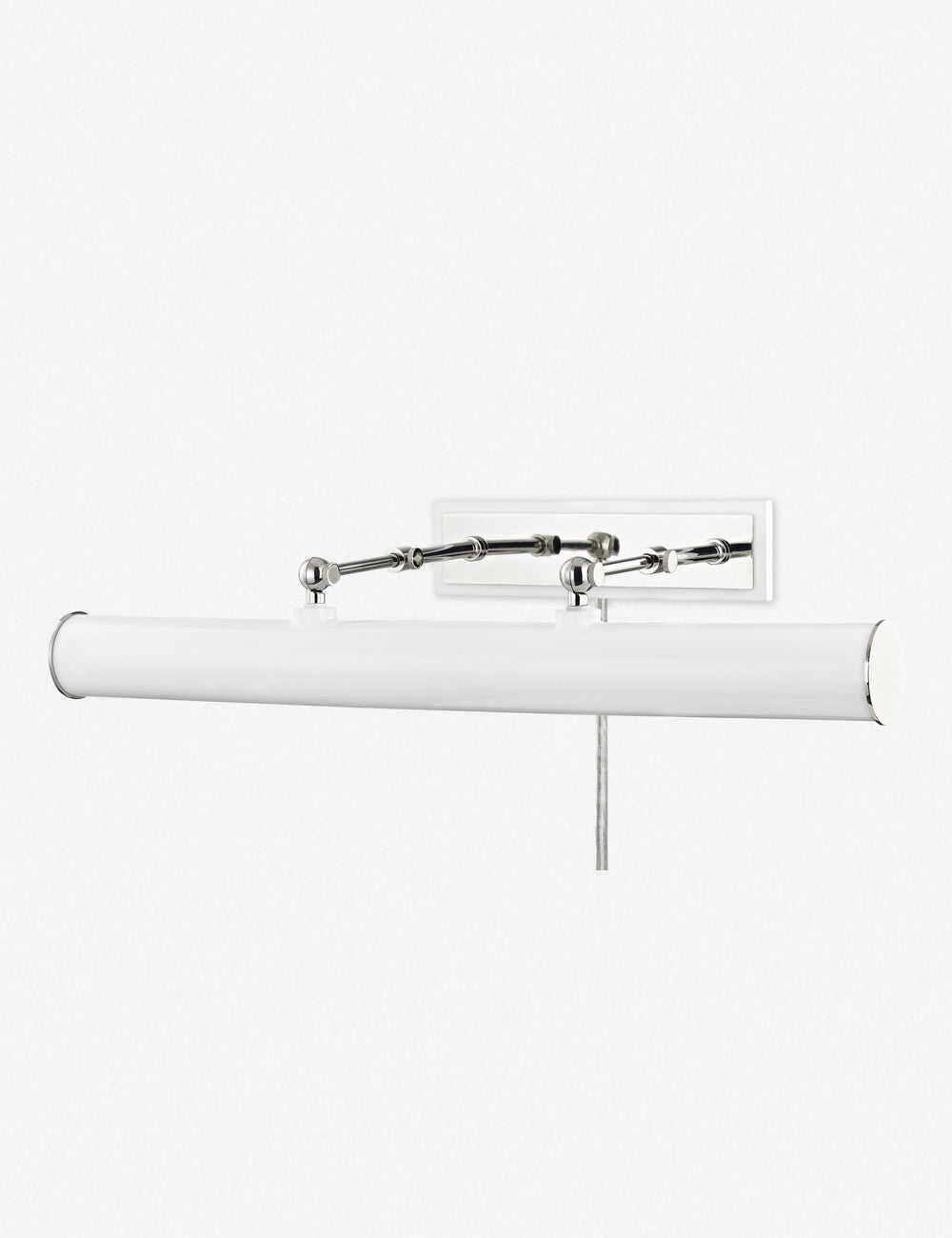 White and Polished Nickel