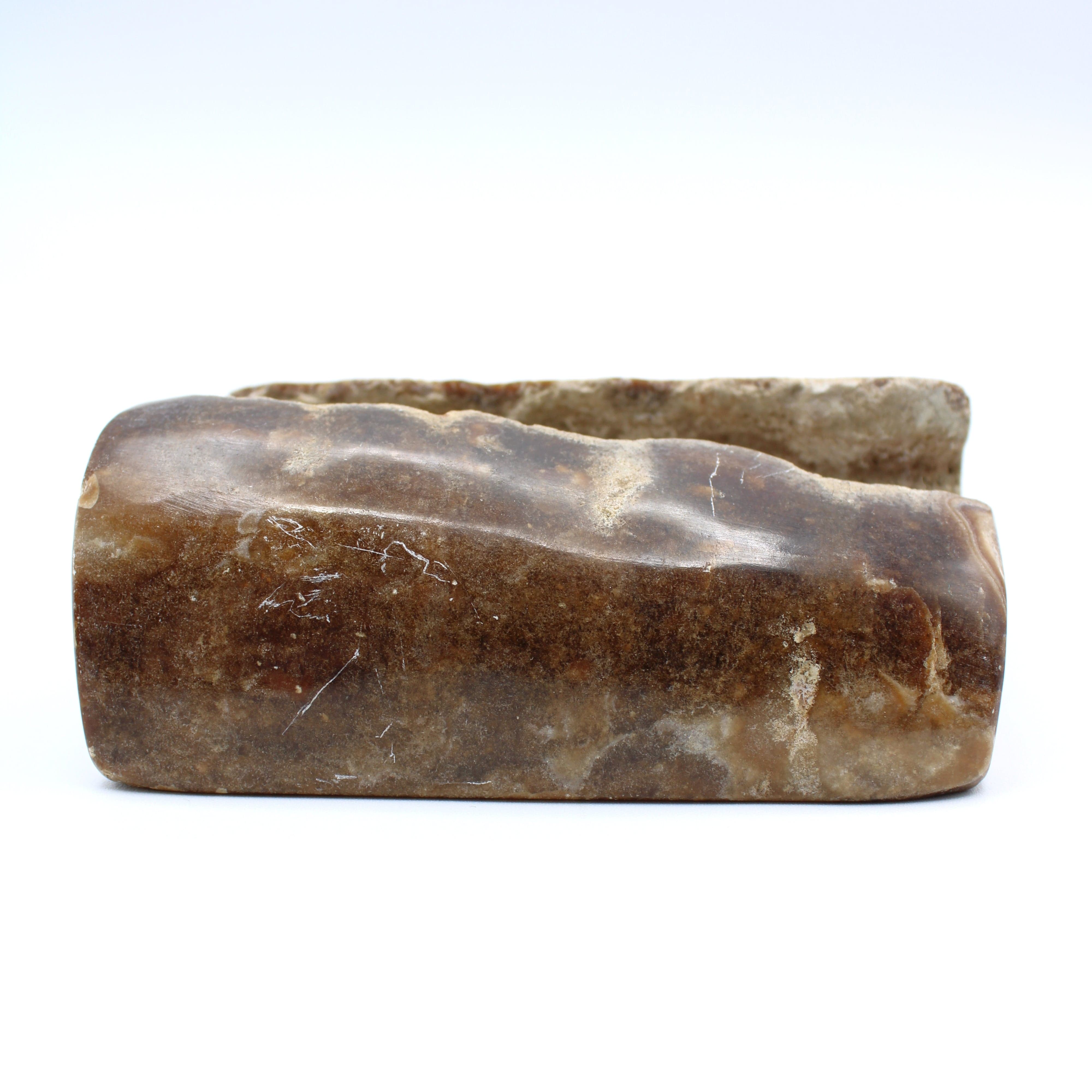 Natural Brown Onyx Free Form Stone - Healing Crystal for Meditation, Yoga & Home Decor | Raw Onyx Slab for Spiritual Energy & Chakra Balancing