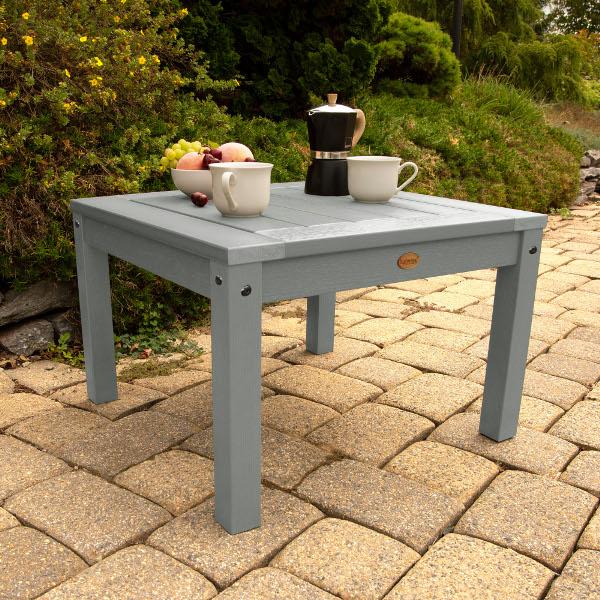 2-Pack Lehigh Patio Garden Chairs with 1 Square Side Table - Outdoor Furniture Set for Backyard, Poolside & Balcony Relaxation
