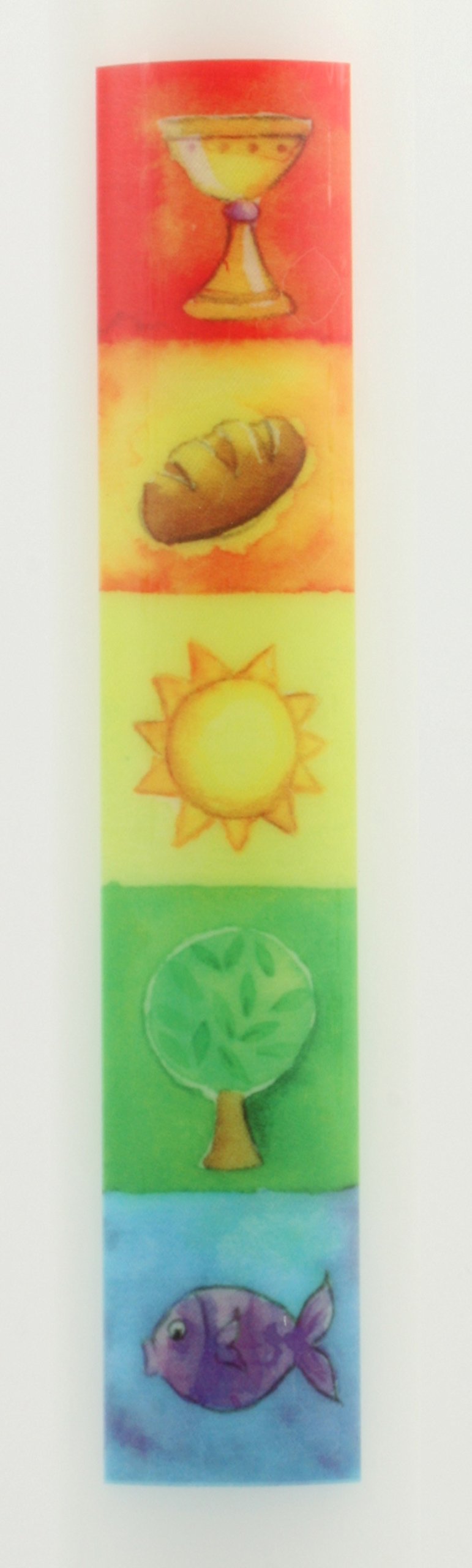 Elegant Communion Candle in Decorative Gift Box - Perfect for Church Ceremonies, Baptisms & First Holy Communion Celebrations