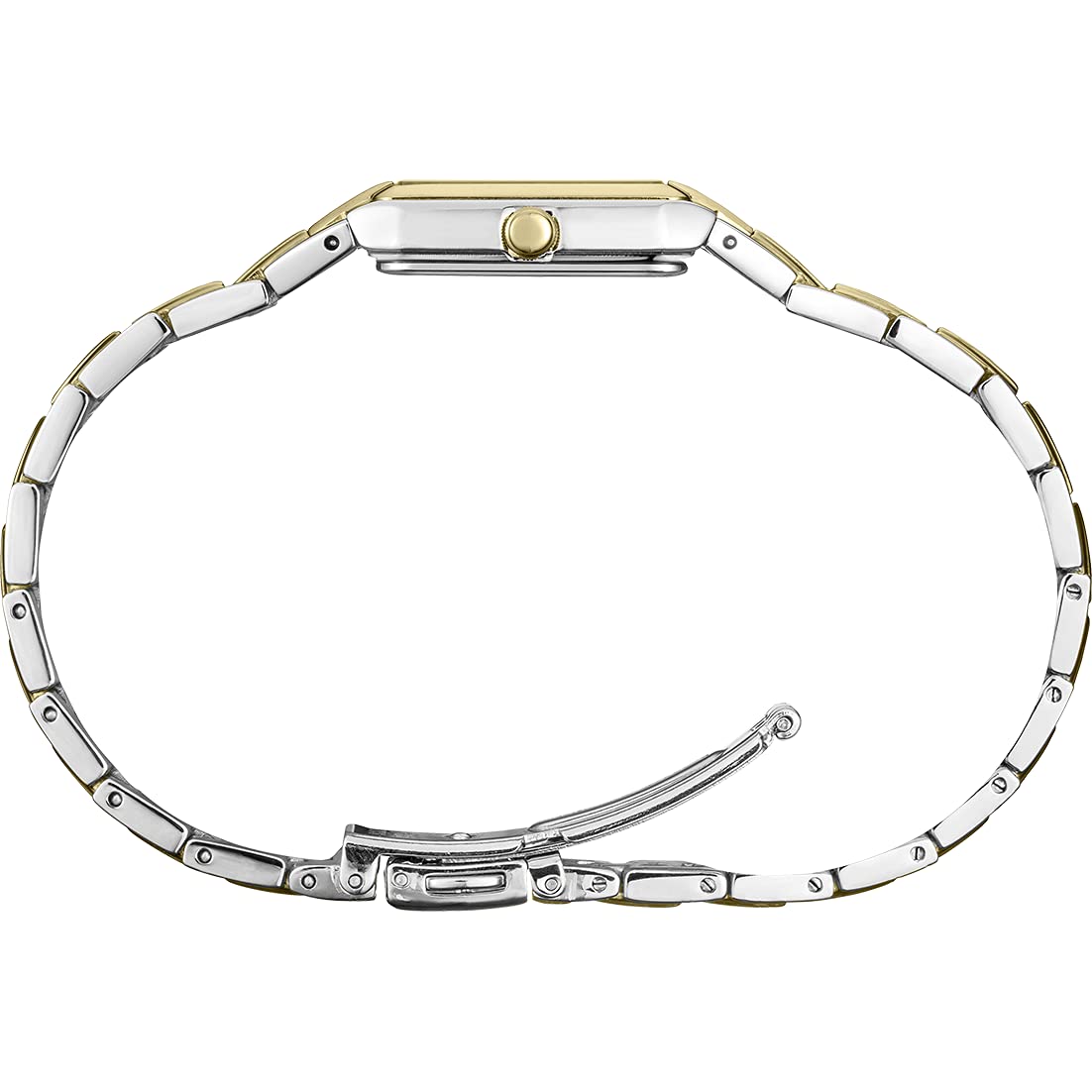 SEIKO Women's Stainless Steel Watch with Jewelry-Inspired Design, Push-Button 3-Fold Clasp Bracelet & Scratch-Resistant Hardlex Crystal - 30m Water Resistant - Perfect for Office, Daily Wear & Special Occasions