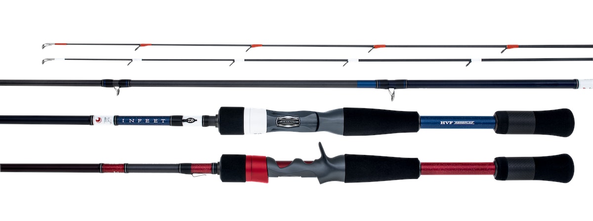 Daiwa 21 Feet EX Baitcasting Fishing Rod - Professional Saltwater & Freshwater Casting Rod for Bass, Walleye & Pike Fishing | Perfect for Shoreline, Boat & Kayak Angling