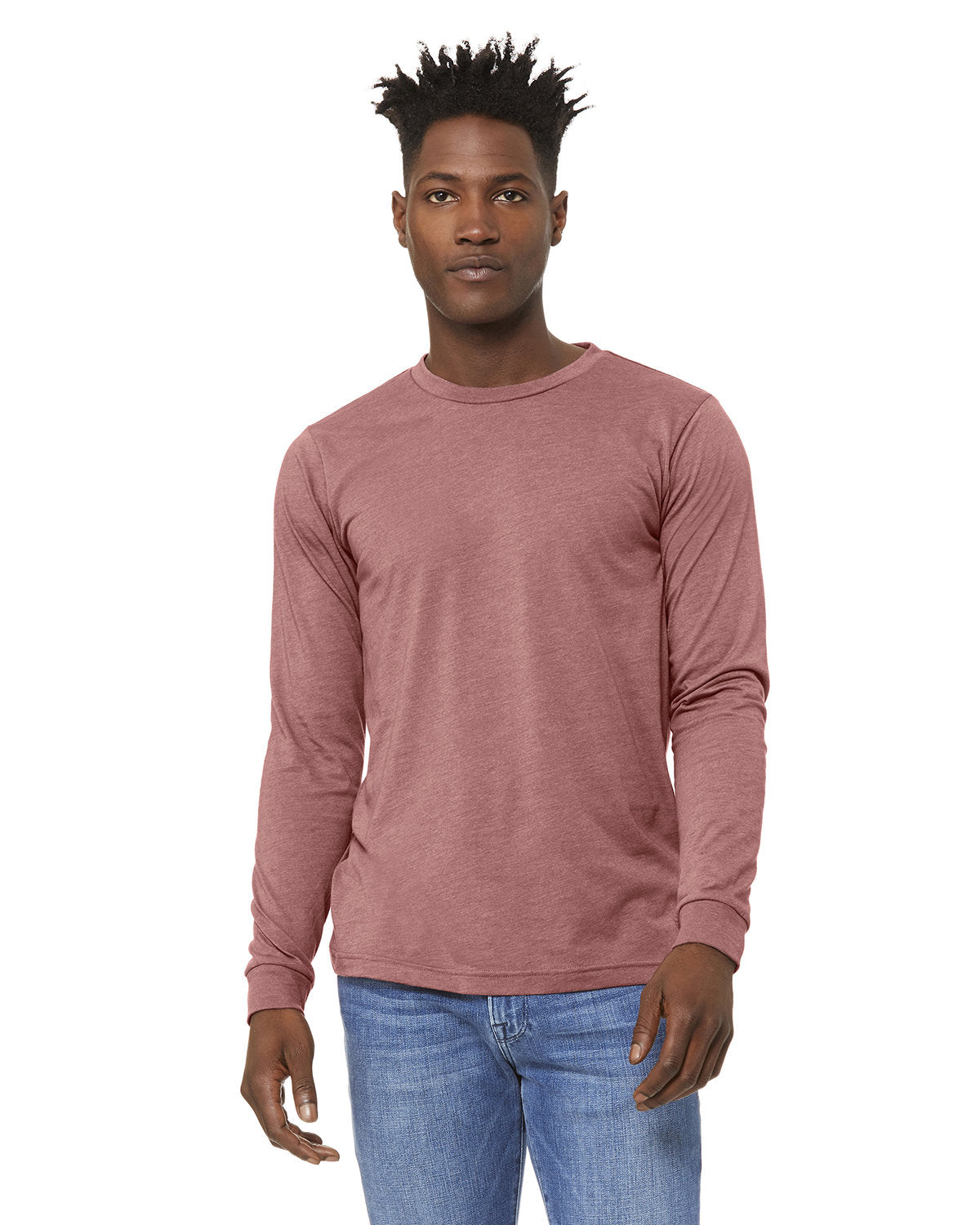 Bella + Canvas 3501 Unisex Jersey Long Sleeve T-Shirt - Soft Cotton Crewneck Tee for Men & Women - Perfect for Casual Wear, Layering & Everyday Comfort