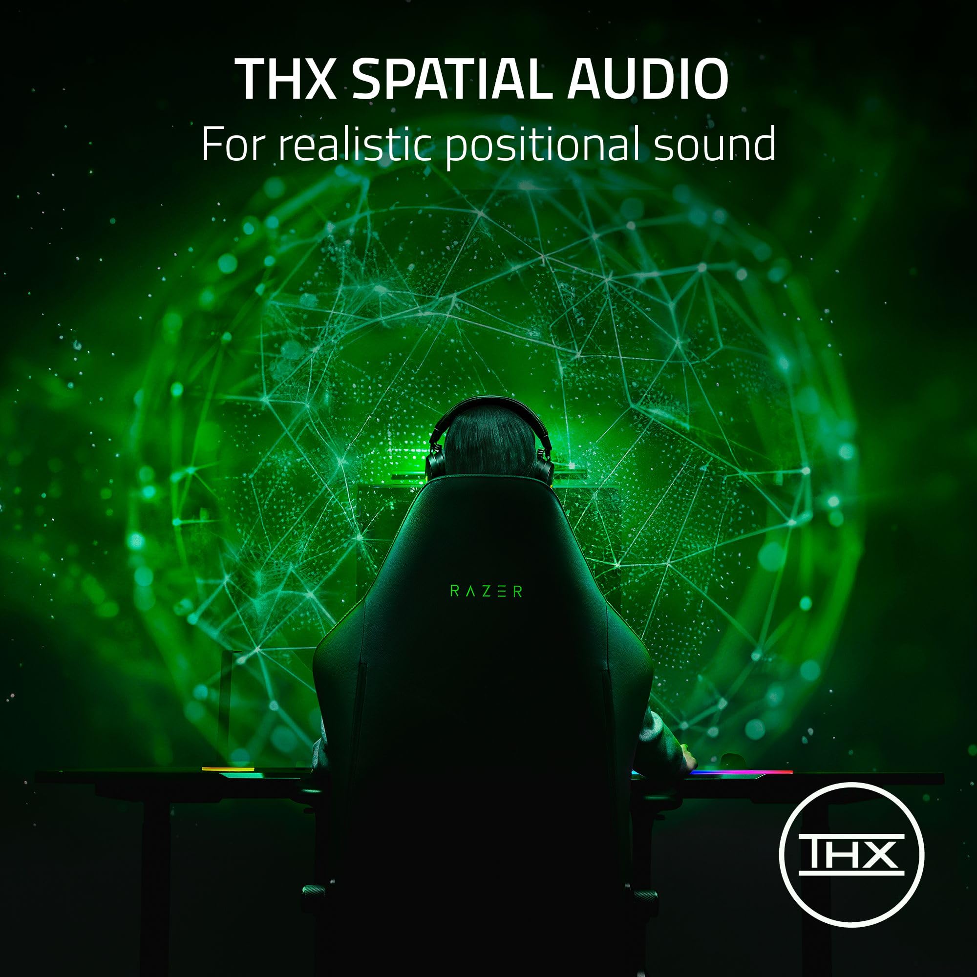 Razer Kraken V4 Pro Wireless Gaming Headset with OLED Control Hub - HD Haptics, 2.4GHz Wireless & Bluetooth Connectivity - USB/3.5mm Compatible - Super Wideband Mic for PC, Mac, PS5, Nintendo Switch, Steam Deck & Smartphone - Perfect for Competitive Gaming, Streaming & Virtual Meetings