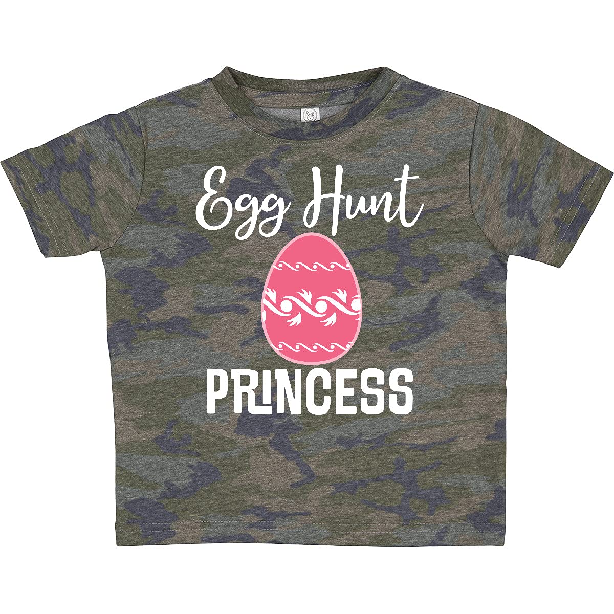 Inktastic Easter Egg Hunt Princess Toddler T-Shirt - Cute Easter Outfit for Girls, Fun Holiday Party Wear for Toddler Princesses - Perfect for Easter Celebrations, Spring Festivals & Family Gatherings