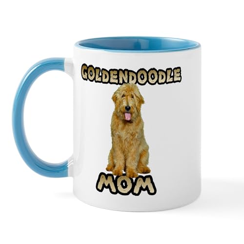 White/Blue Inside - Goldendoodle Mom Mug