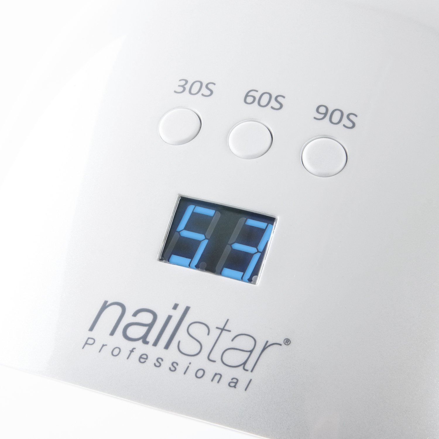Nailstar® Professional UV LED Nail Lamp for Gel Polish - 3 Timer Settings with Digital Display | Fast Curing for Gel Nails at Home & Salon | Perfect for Manicures, Pedicures & Nail Art