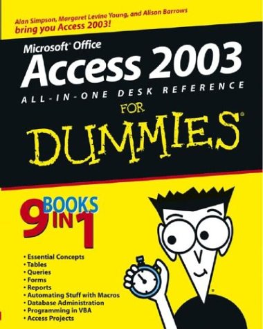 Access 2003 All-in-One Desk Reference For Dummies - Comprehensive Database Guide for Beginners | Perfect for Office Work, Data Management & Small Business Solutions