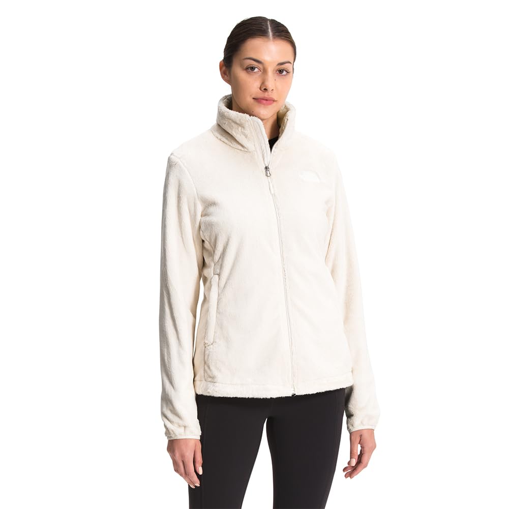 THE NORTH FACE Osito Jacket for Women - Fleece Lined Winter Coat, Gardenia White 3XL - Warm & Cozy Outerwear for Hiking, Camping & Outdoor Activities