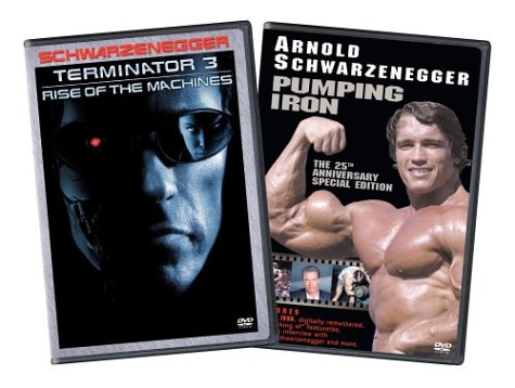 Terminator 3: Rise of the Machines & Pumping Iron - 2-Movie DVD Collection | Action Sci-Fi & Bodybuilding Classic Films | Perfect for Movie Nights and Fitness Inspiration