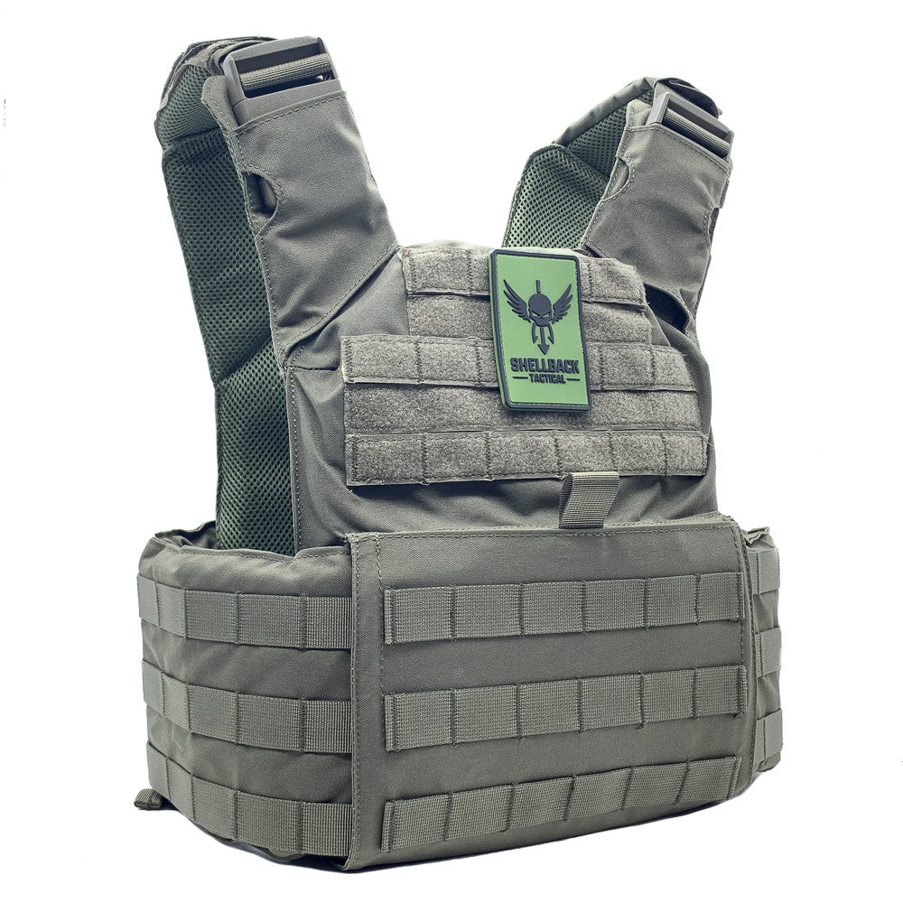 Shellback Tactical Skirmish Plate Carrier - Lightweight Military Vest for Airsoft & Tactical Training | Coyote, Black, OD Green | Perfect for Range Days & Outdoor Adventures