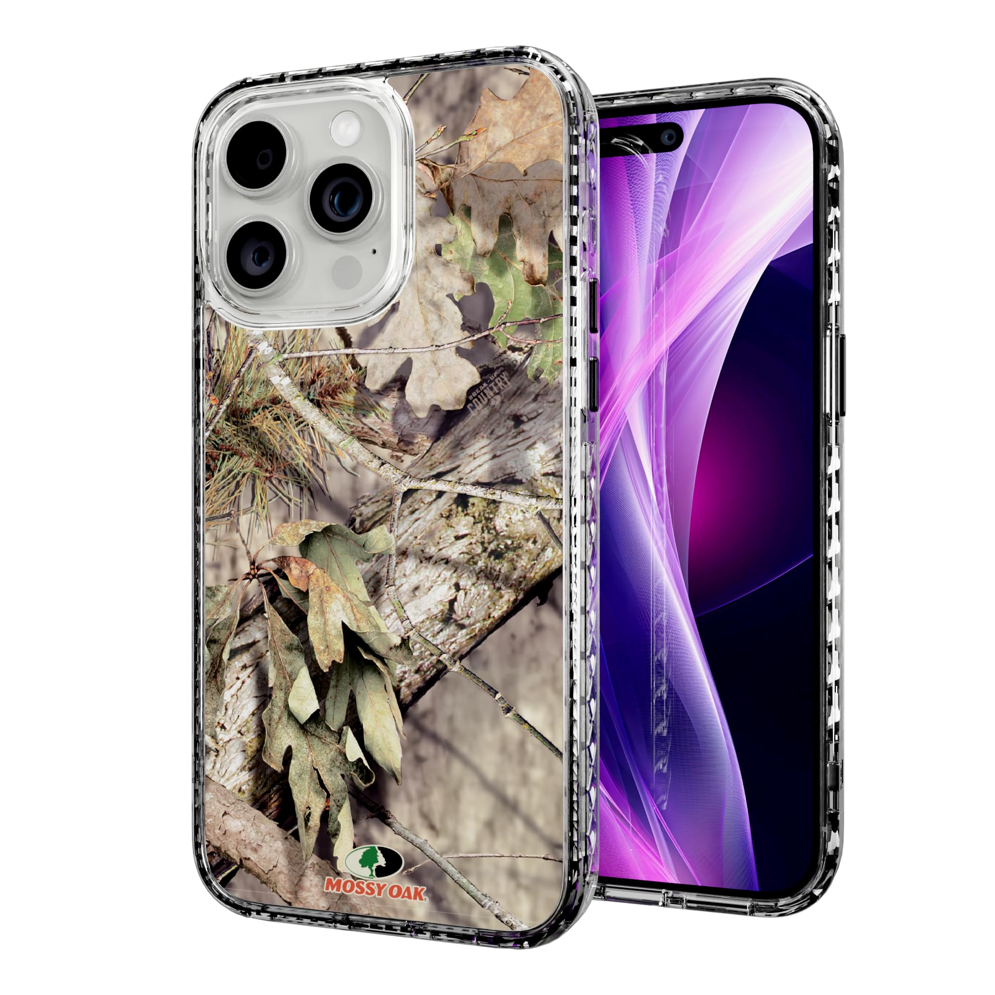 Cellhelmet Magnitude Case for iPhone 15 Pro Max - MagSafe Compatible, Military Drop Test Certified, Shockproof & Durable Mossy Oak Design - Crystal Clear Protection for Outdoor Adventures, Hunting & Daily Use