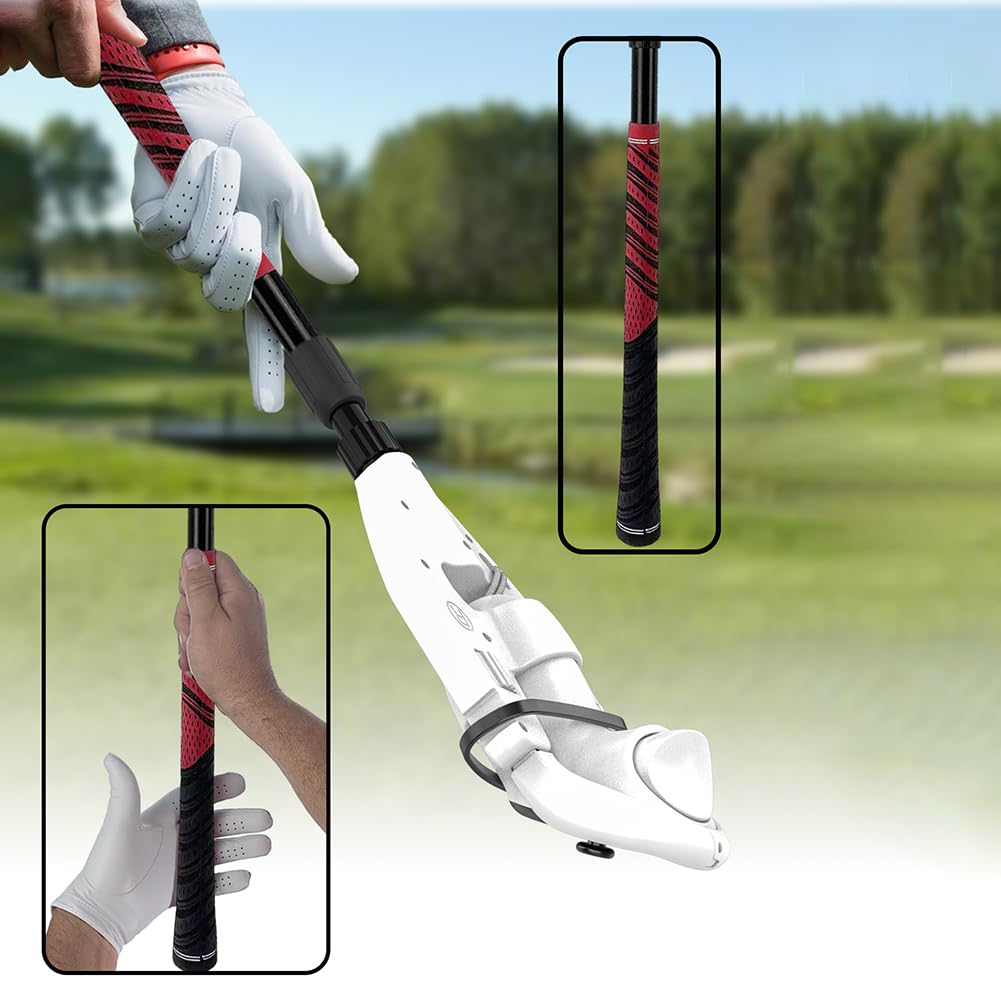 VR Golf Club Handle Compatible with Meta Quest 3 & Oculus Quest Pro - Enhance Your VR Golf Experience - Premium Virtual Reality Controller Grip Accessories - Perfect for Golf Simulators & VR Sports Gaming