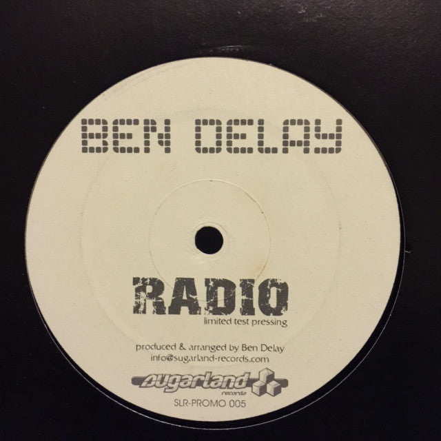 Ben Delay - Radio 12 (Vinyl Record) | Sugarland Records SLRPROMO005 | Perfect for DJ Sets & Vintage Music Collectors