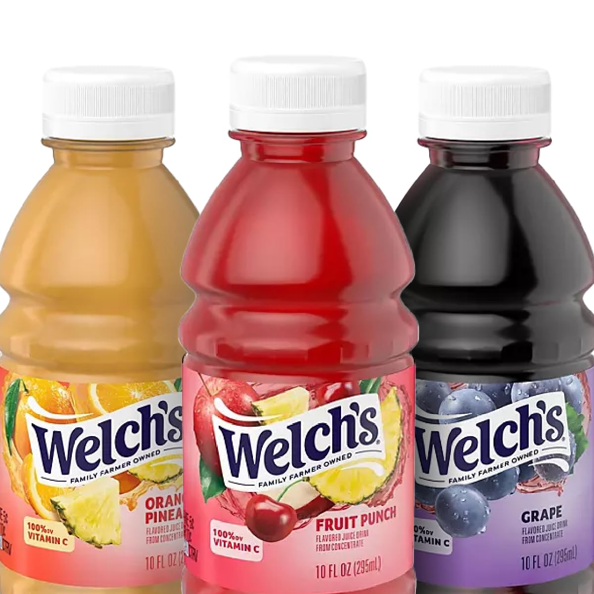 2MS 24-Count Juice Variety Pack - 10 fl oz Box - Perfect for Lunchboxes, Office Snacks & On-the-Go Hydration