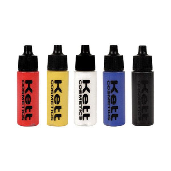 Kett Hydro Color Theory Single 15 ML Bottle - Professional Water-Based Makeup for Cosplay, SFX & Beauty - Perfect for Face Painting, Body Art & Special Effects